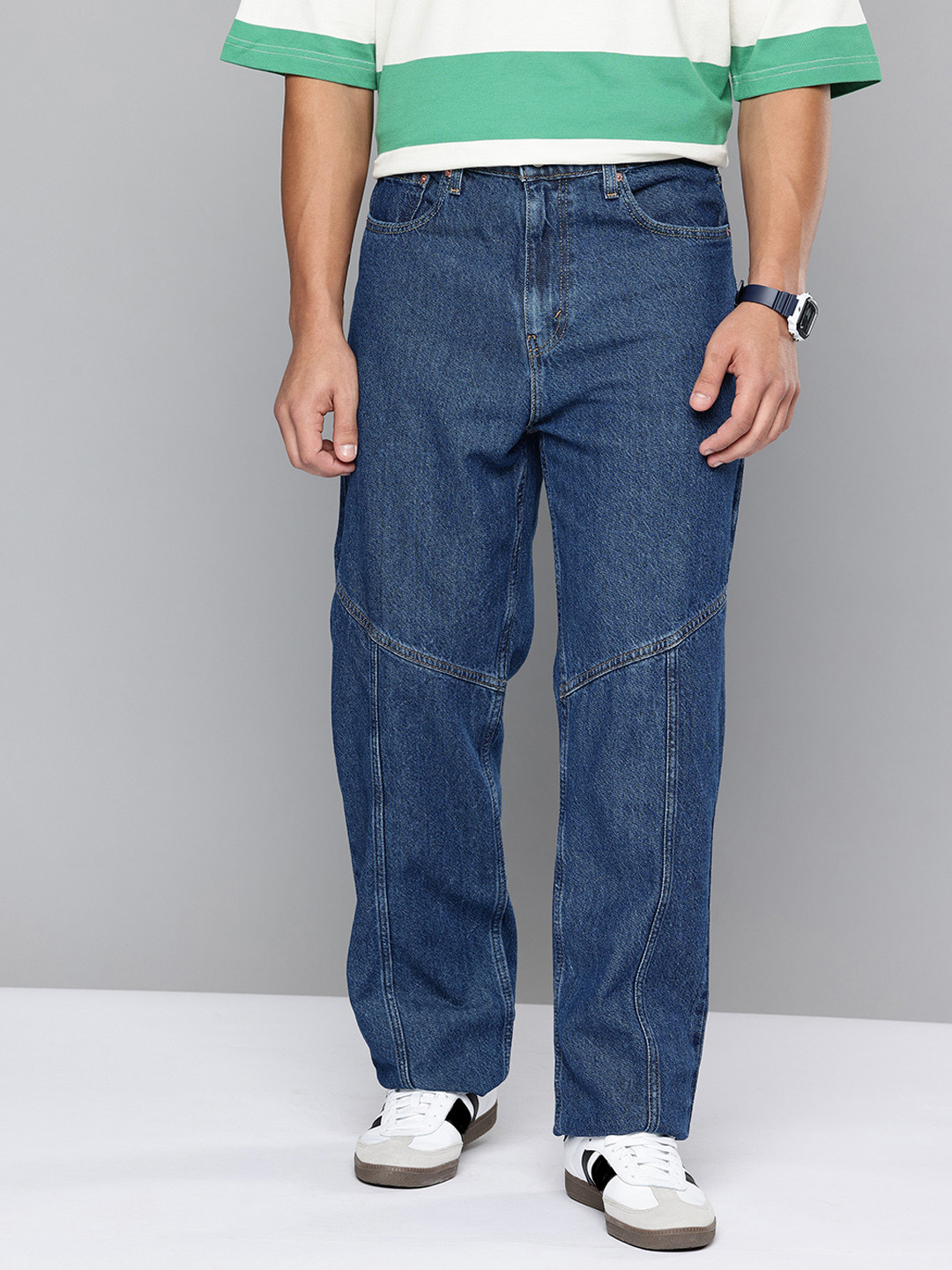 Levis Men 568 Loose Straight Pure Cotton Non Stretchable Jeans