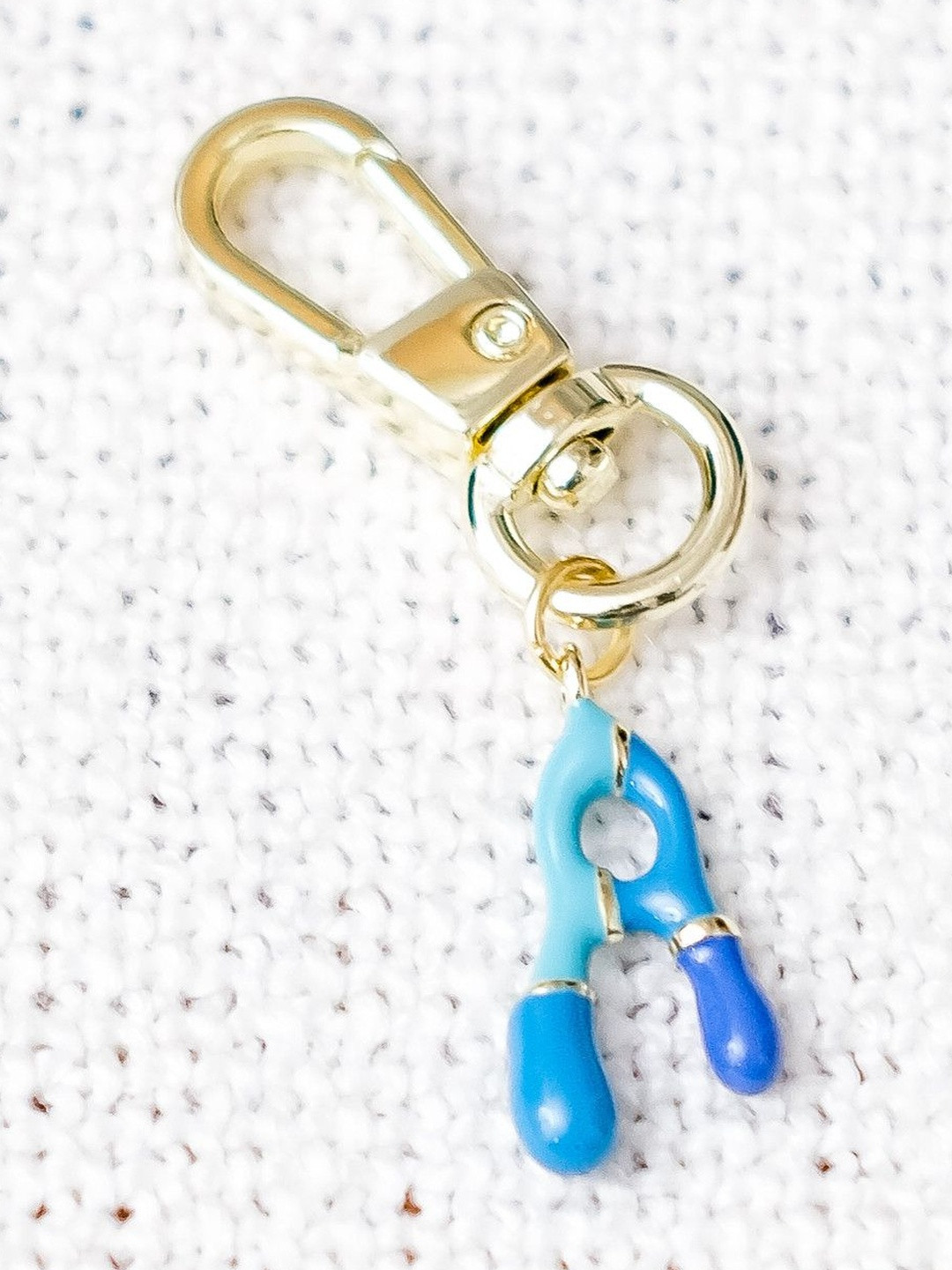 Chumbak Brass Alphabet A Bag Charm