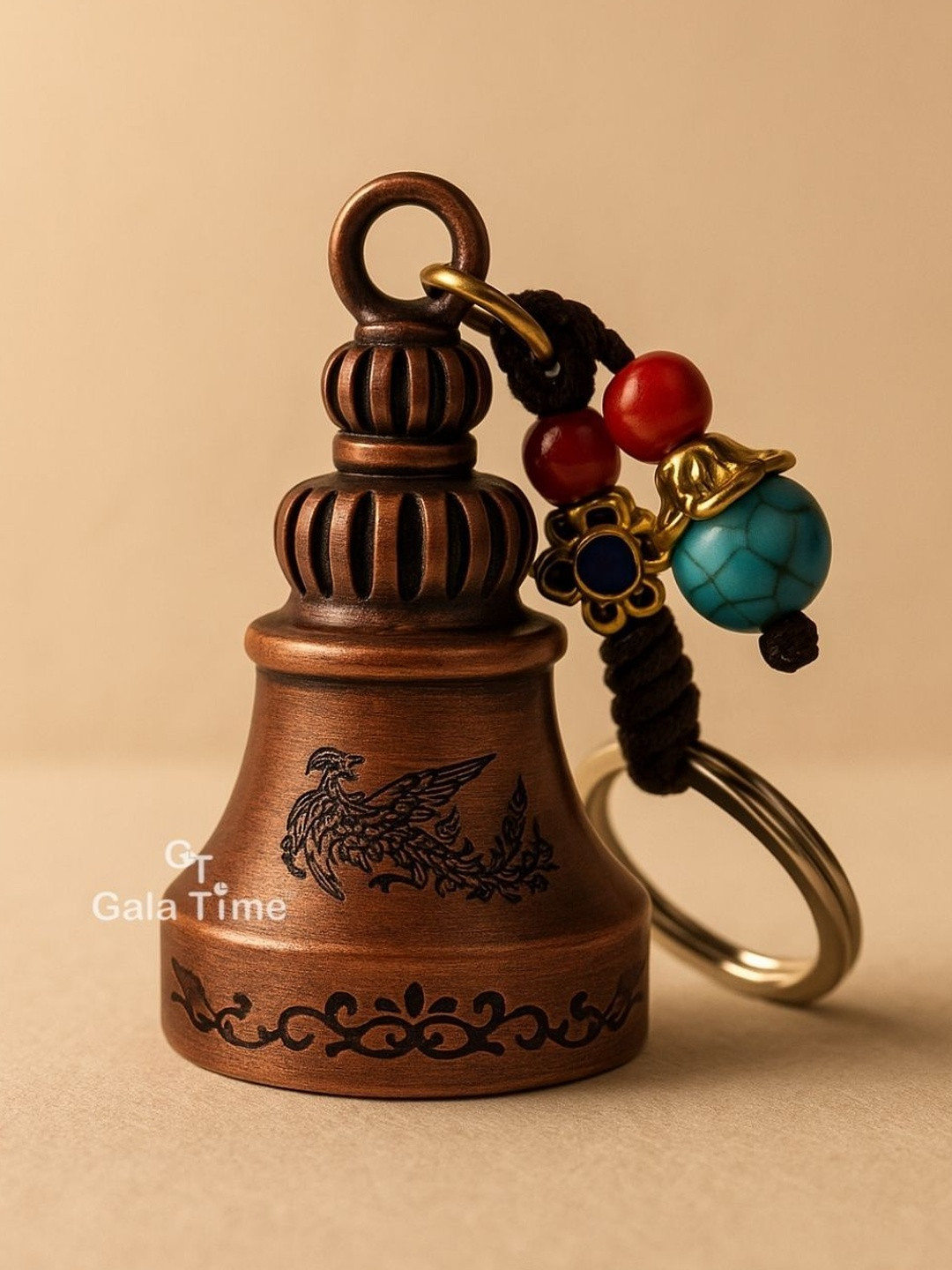 GT Gala Time Tibetan Bell Key chain