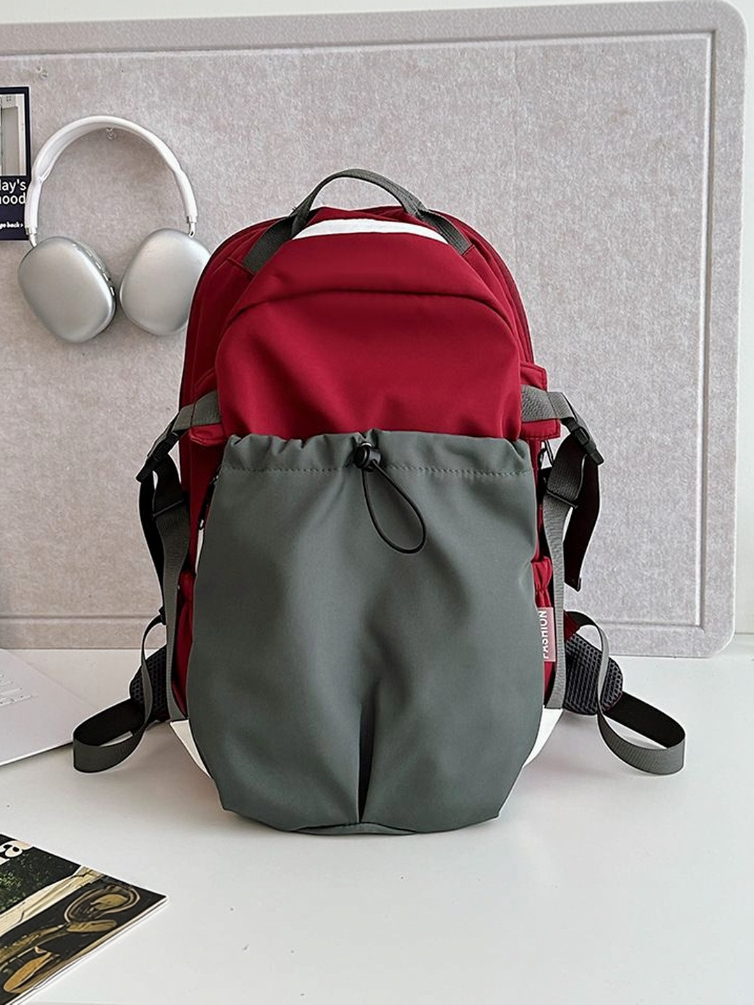 ANDREW HILL Men Colourblocked Backpack
