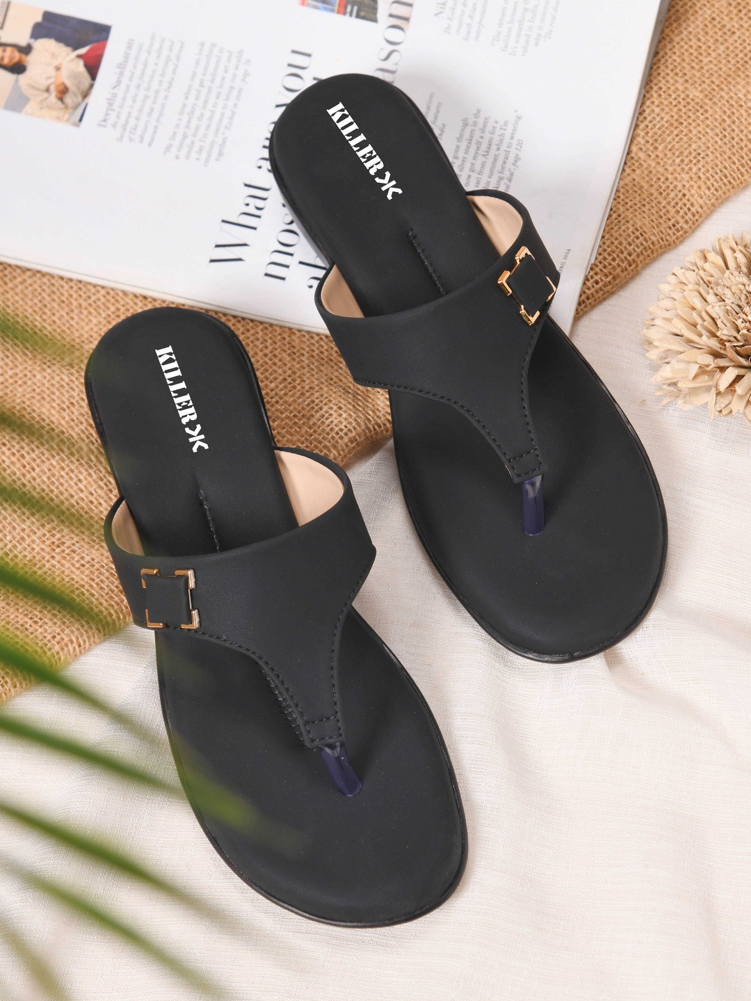 Killer Women Open Toe Flats