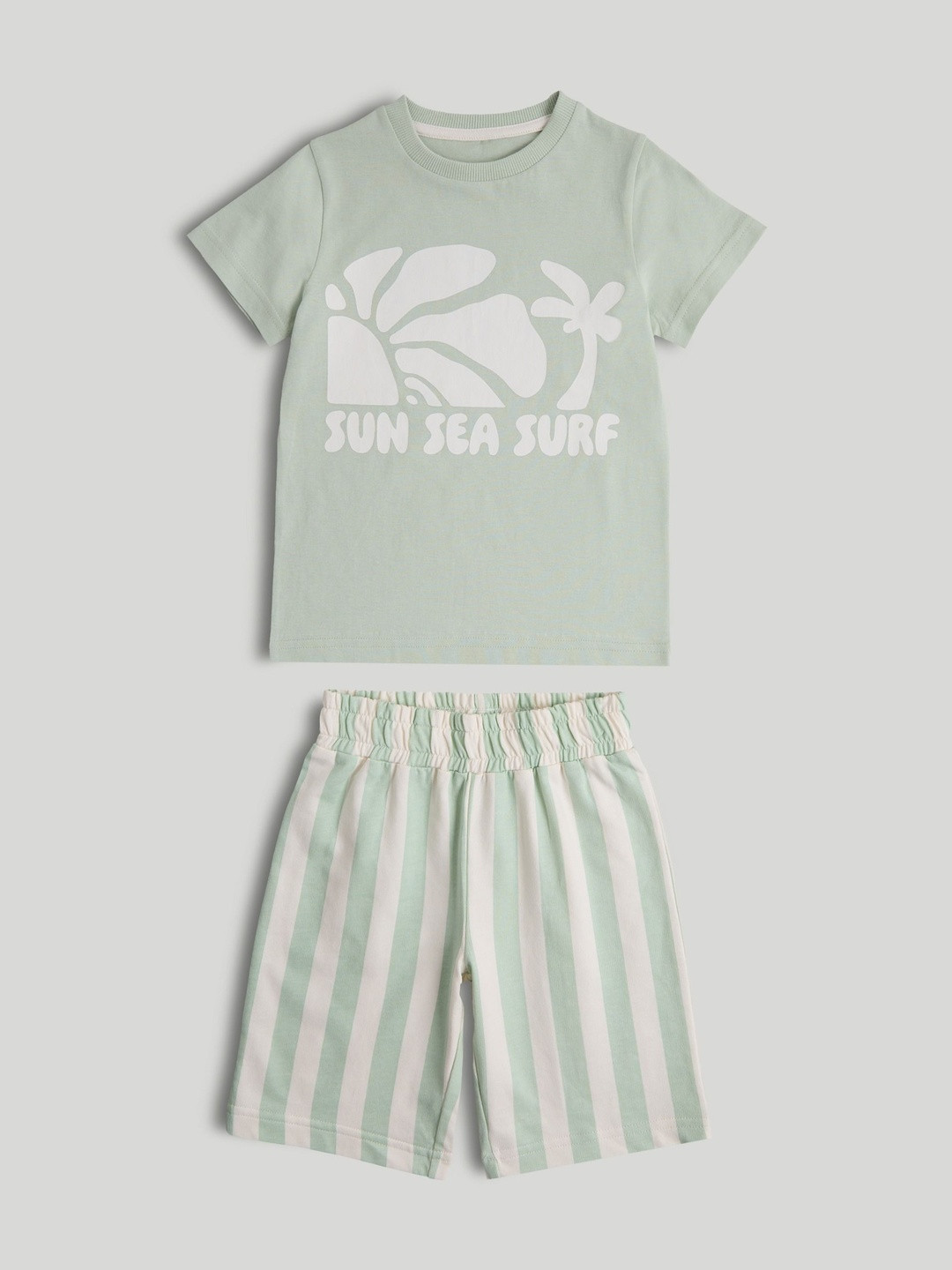 mothercare Boys Printed T-shirt with Shorts