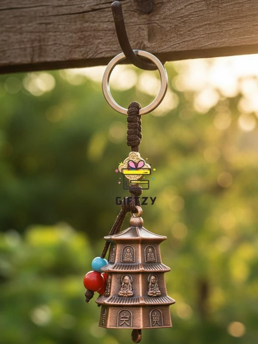 GT Gala Time Temple Bell Key chain