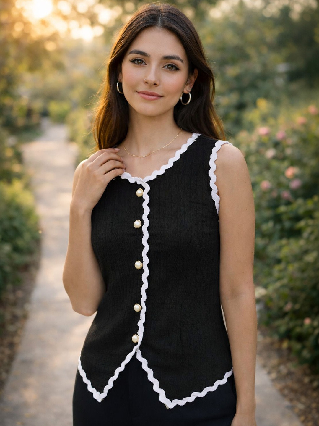 SFOTY Ruffles Top