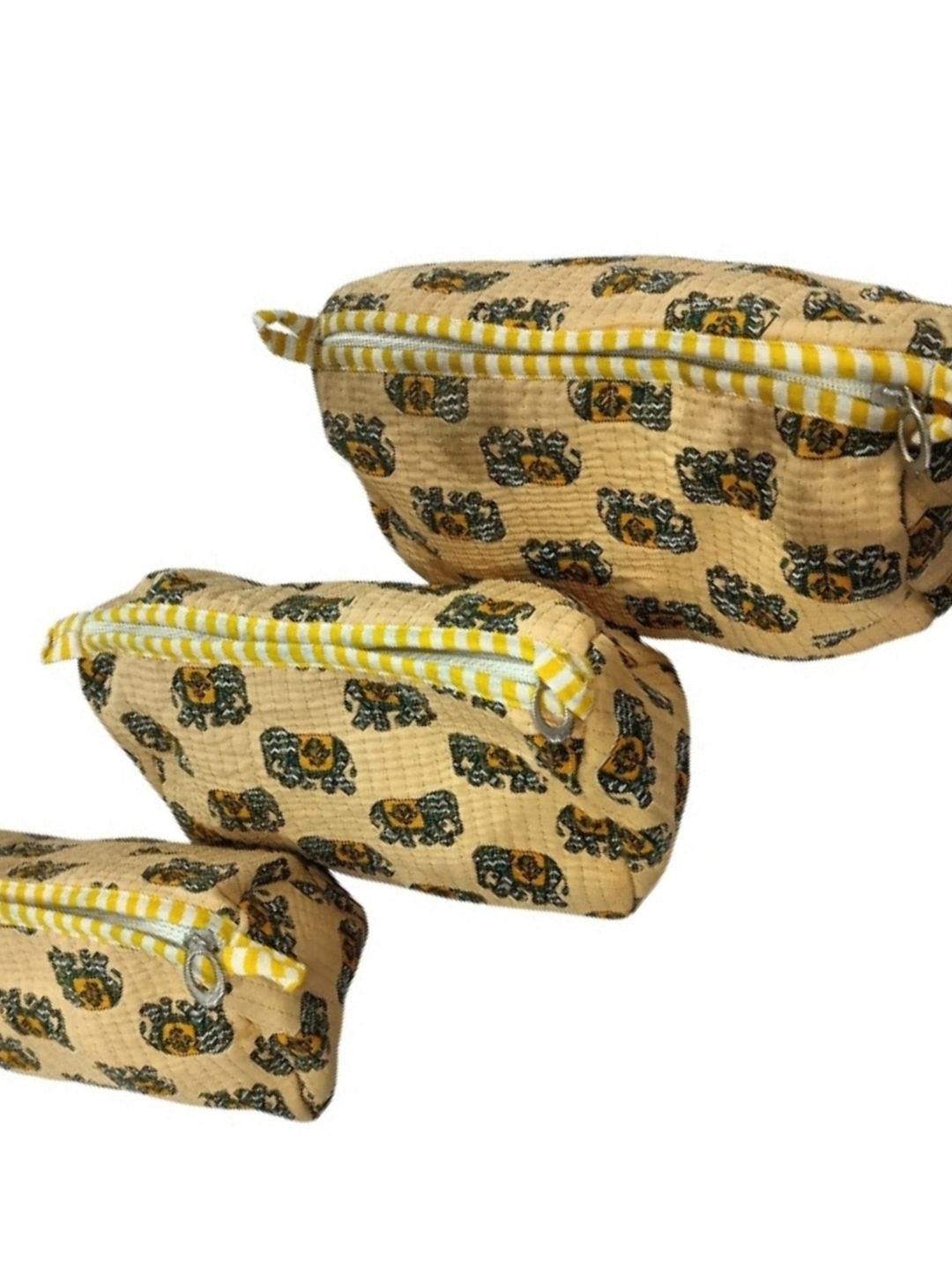 Art World Set of 3 Other Prints Waterproof Pouch Travel Accessory
