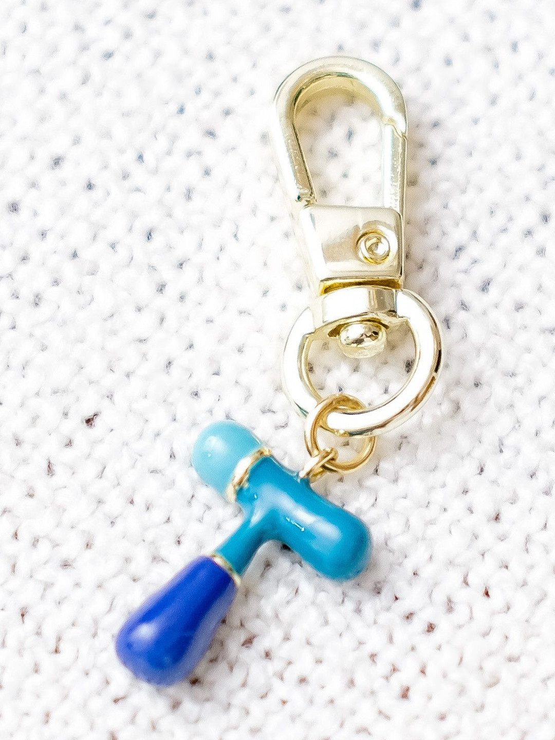 Chumbak Brass Alphabet T Bag Charm