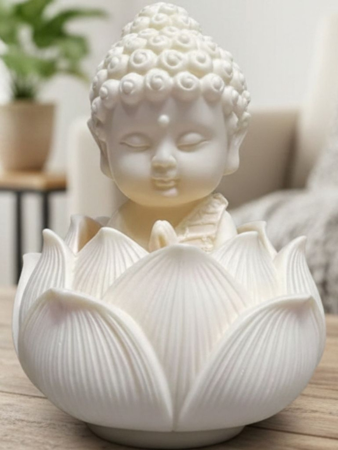 eCraftIndia White Religious Showpiece