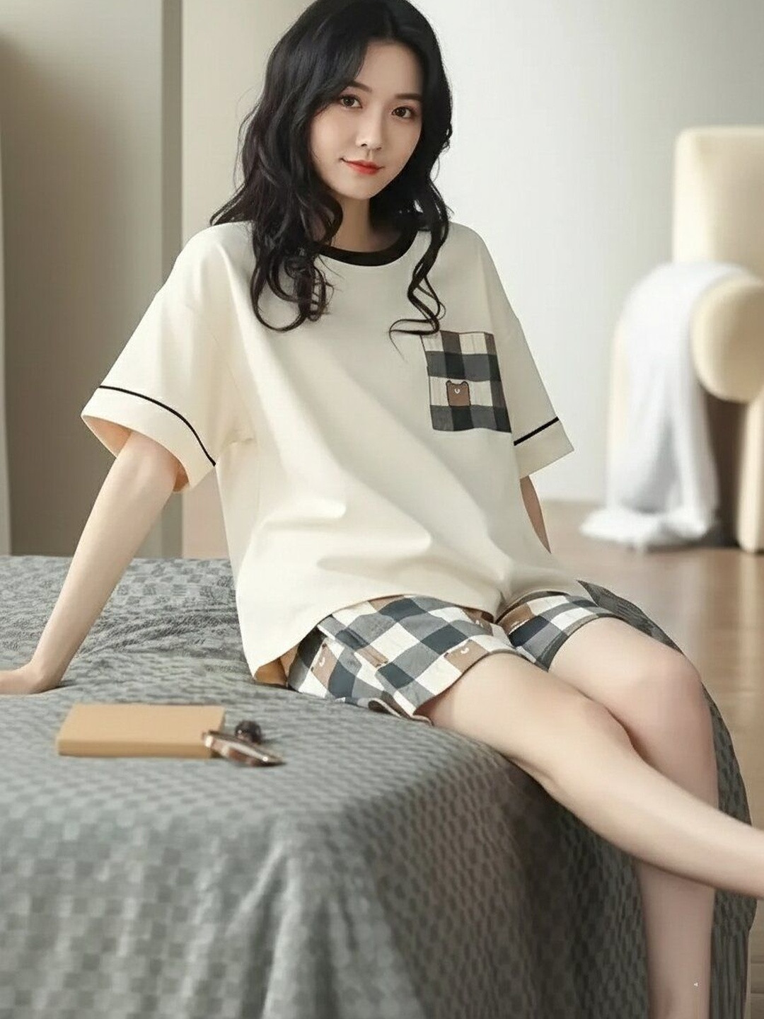 GEBET Women Printed Night suit