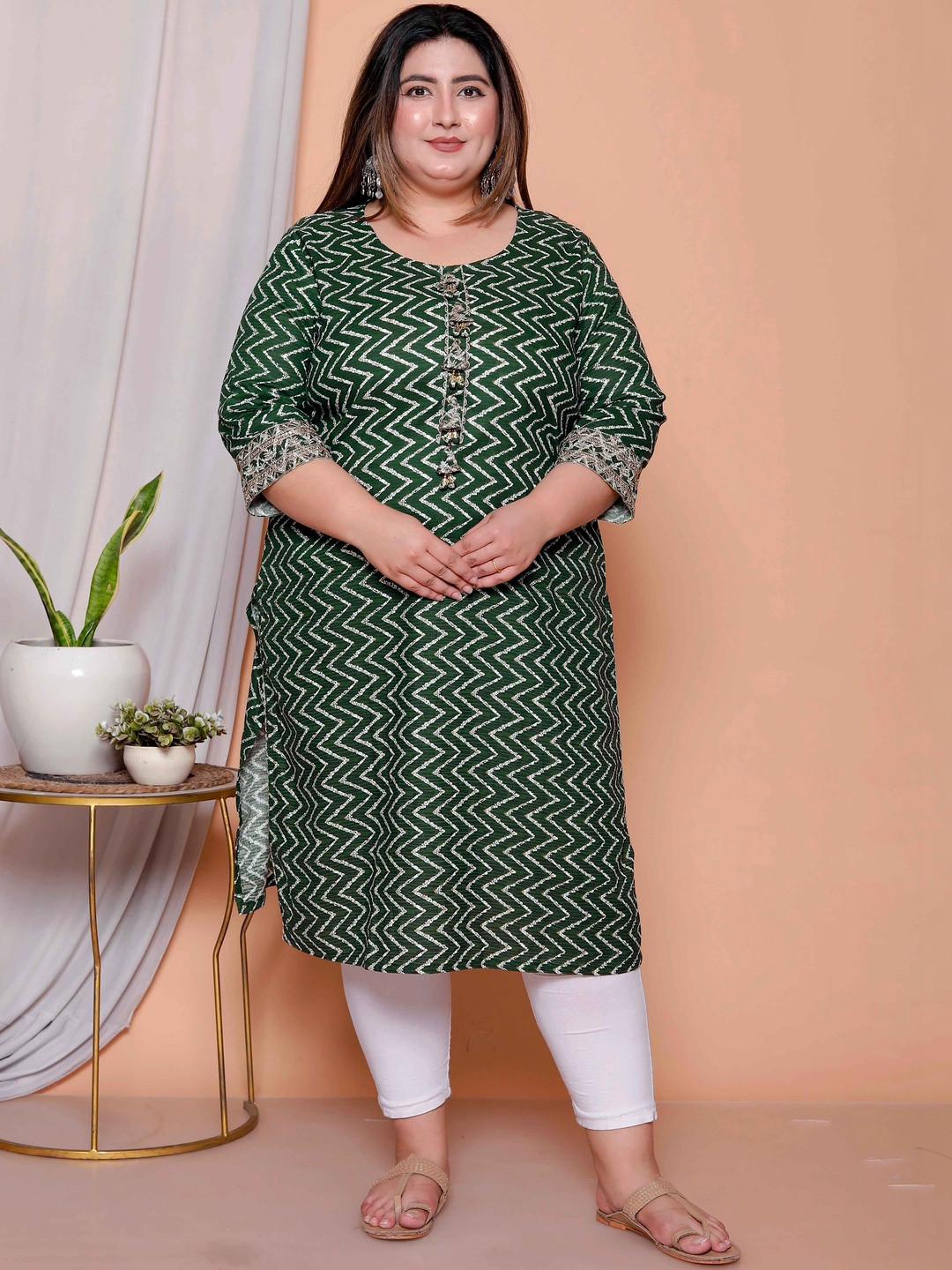 Doriyaan Chevron Printed Kurti