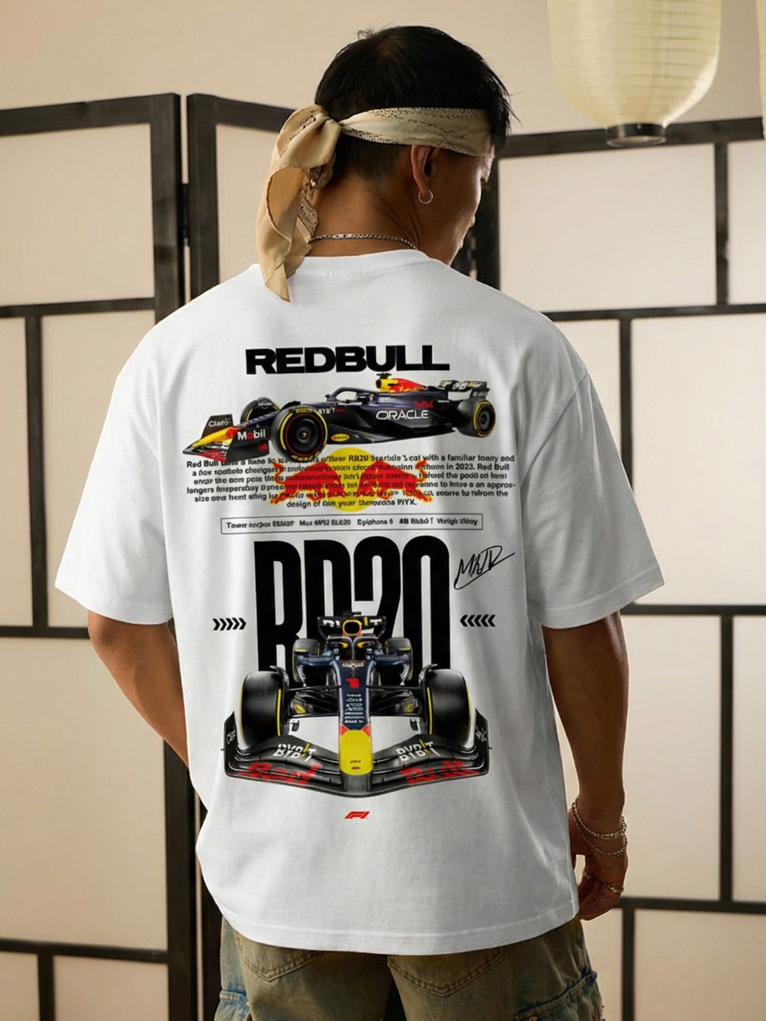Getsetwear Men Brand Logo Printed T-shirt