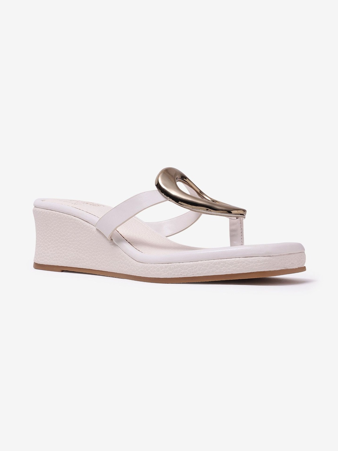 Pair ie Tales Textured Wedge Sandals