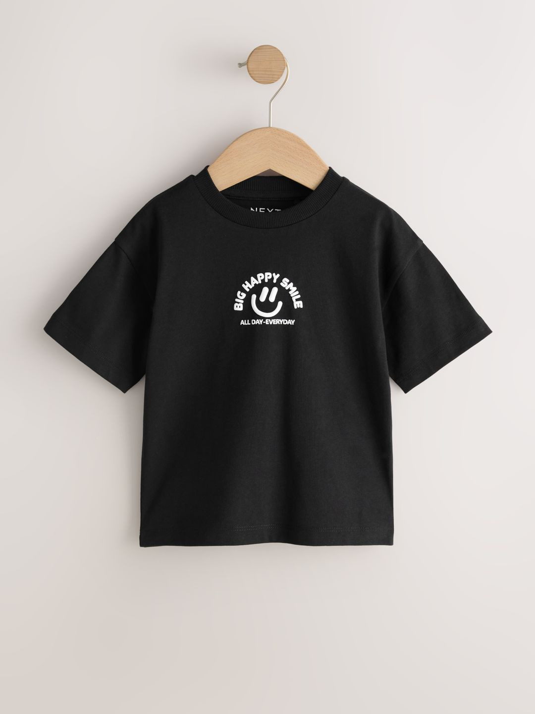 NEXT Boys Typography Printed Pure Cotton T-Shirt