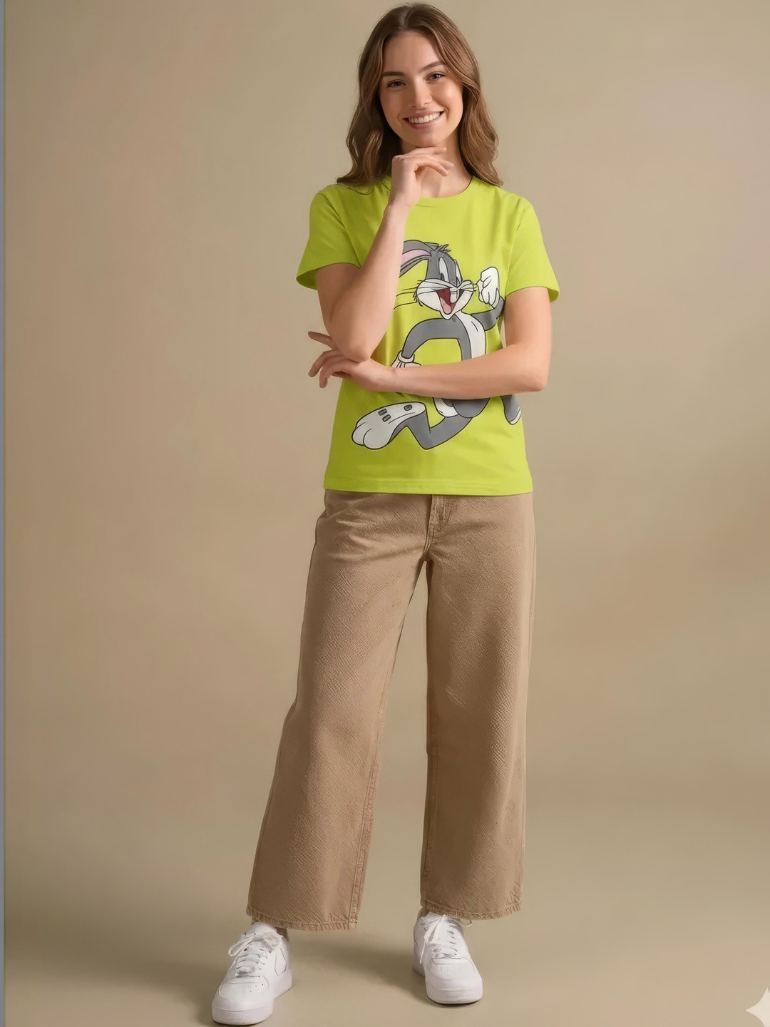 METTLE Women Printed T-shirt