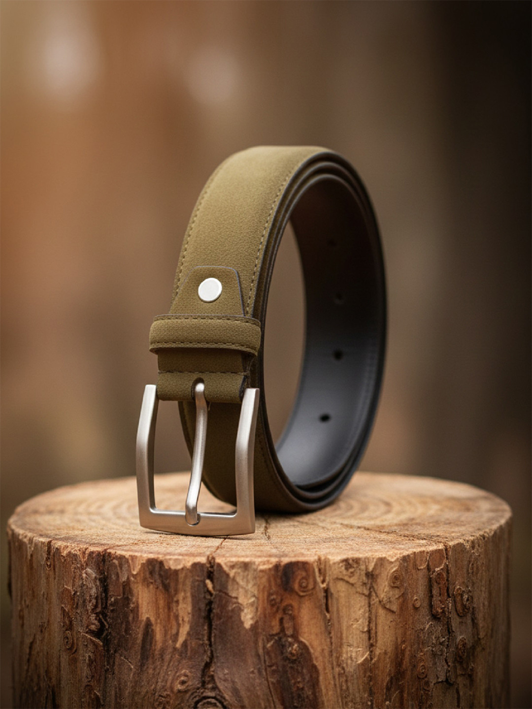 Police Men Leather Formal Belt