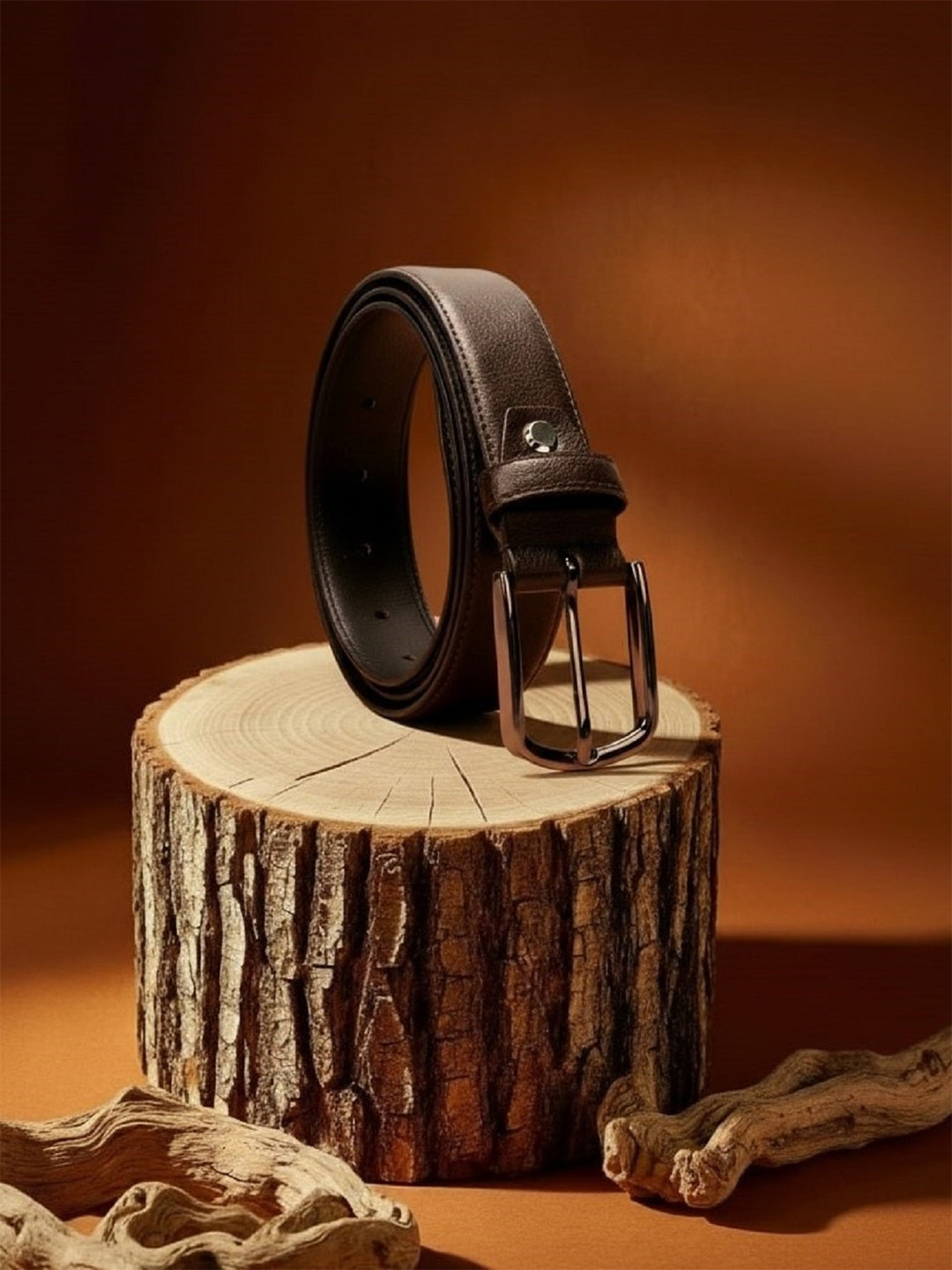 Police Men Leather Belt