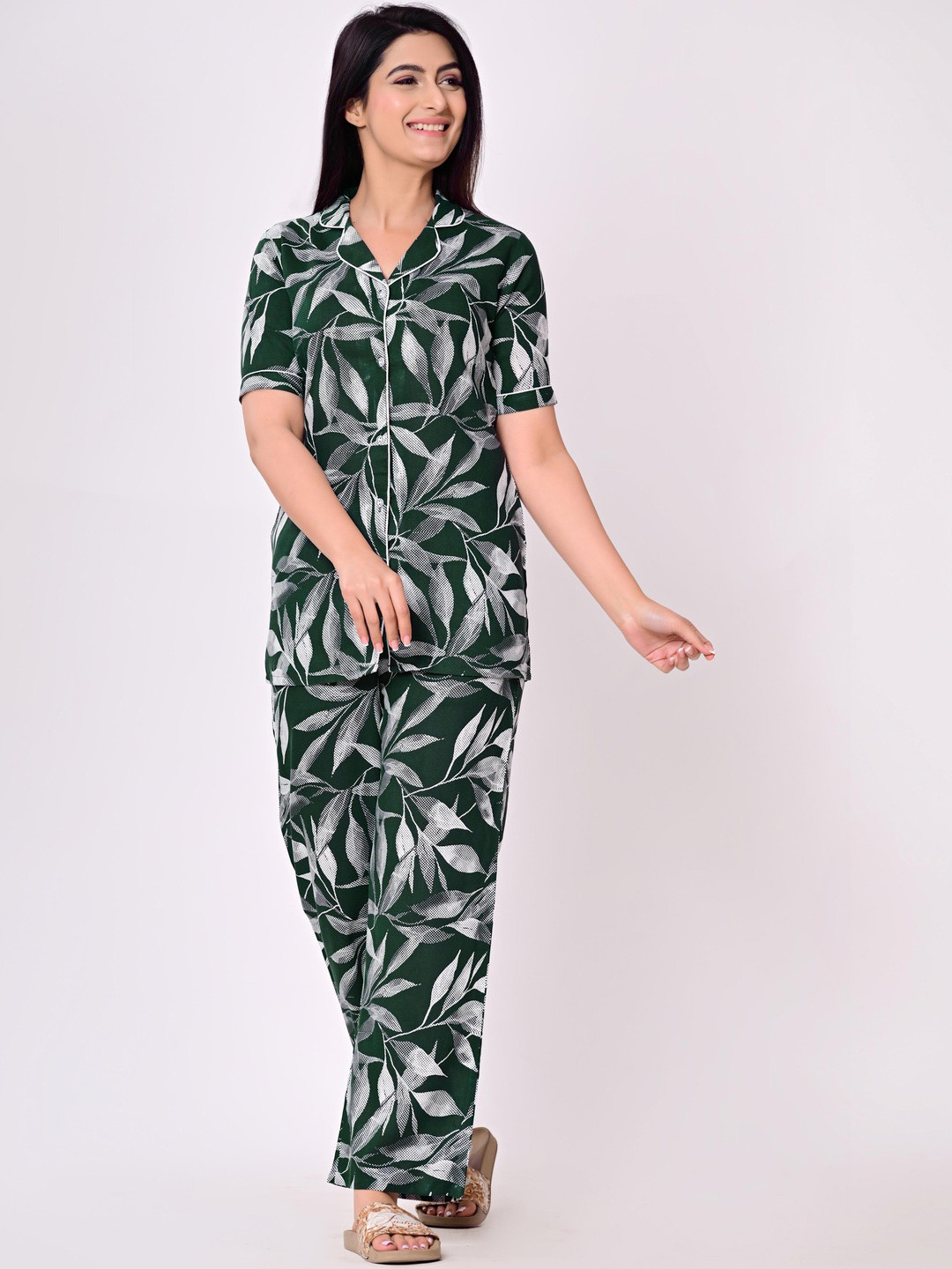 Mintmarie Women Printed Night suit