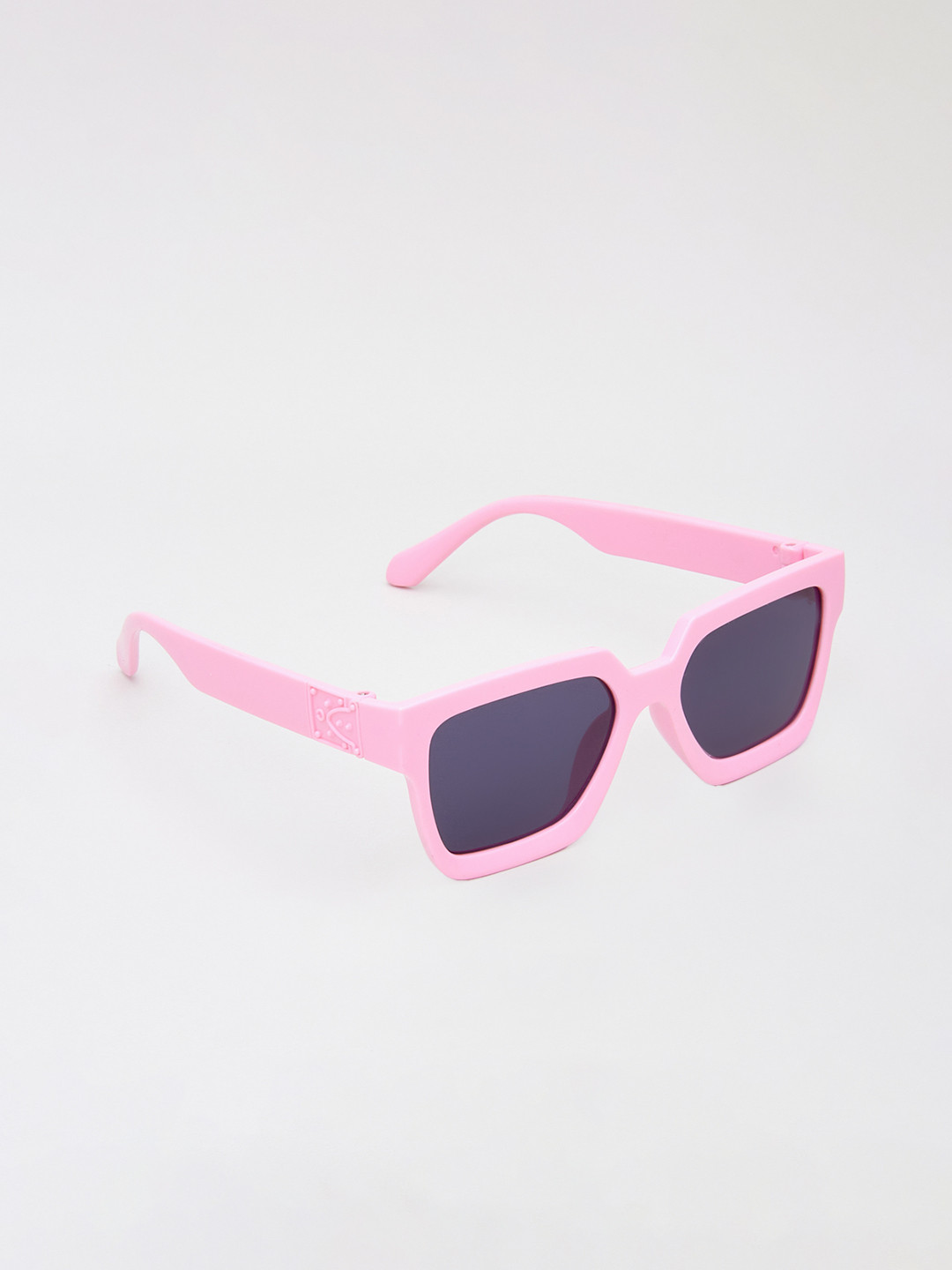 KIDSUN Girls Square Sunglasses with UV Protected Lens 8813_PINK_GREY