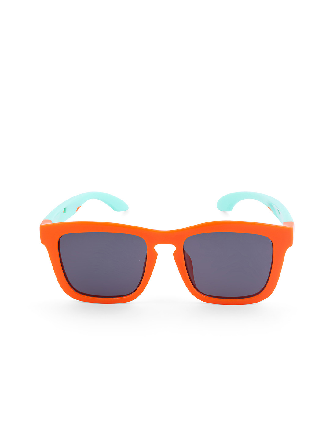 KIDSUN Kids Rectangle UV Protected Lens Sunglasses 6199_ORANGE_GREEN
