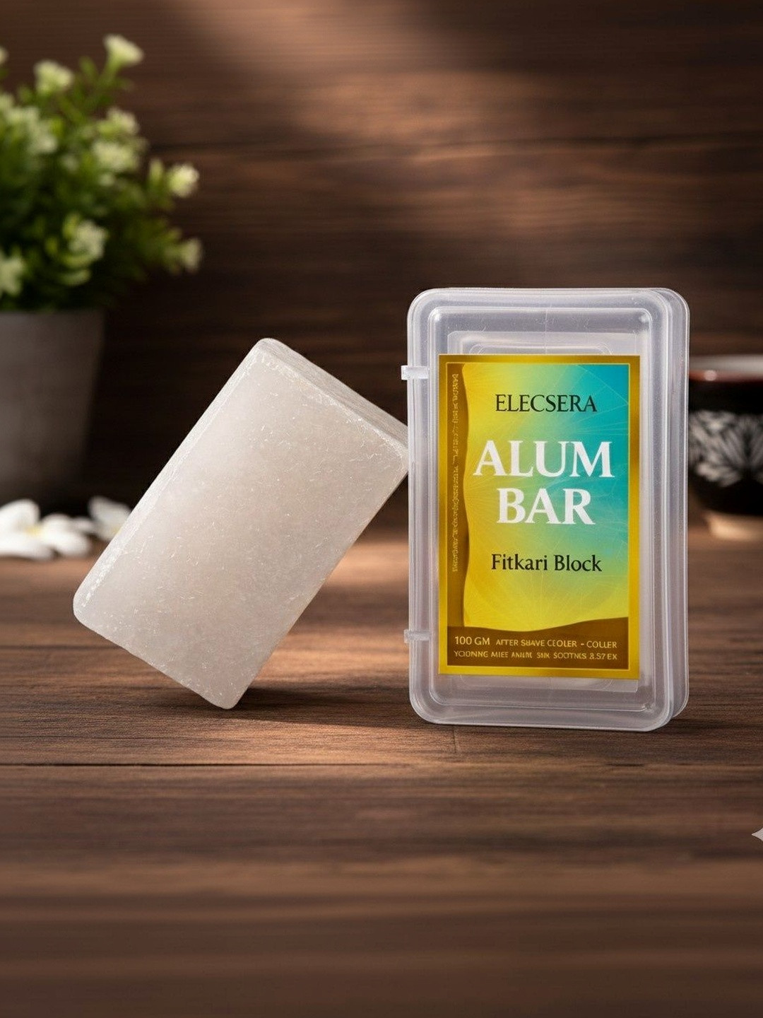 Elecsera Alum Stone Bar For Tighten Pores - 100 g
