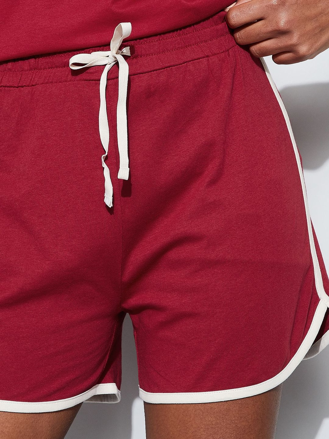 Ginger by Lifestyle Women Colourblocked Lounge Shorts