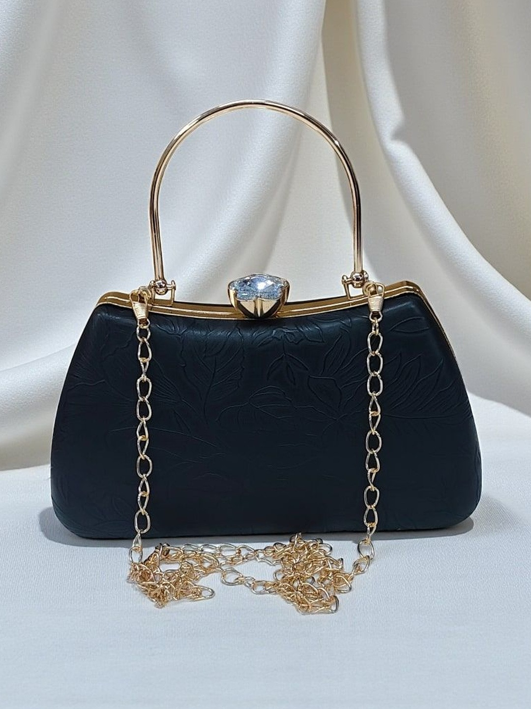 MISHA Textured Box Clutch