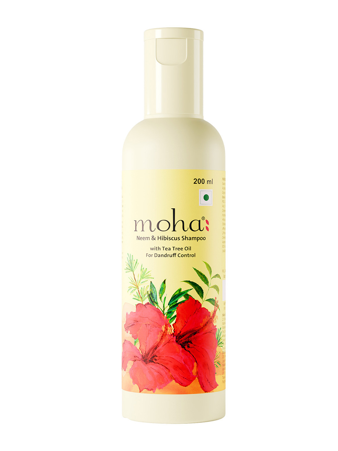 moha Herbal Anti-Dandruff Shampoo with Neem & Tea Tree - 200ml