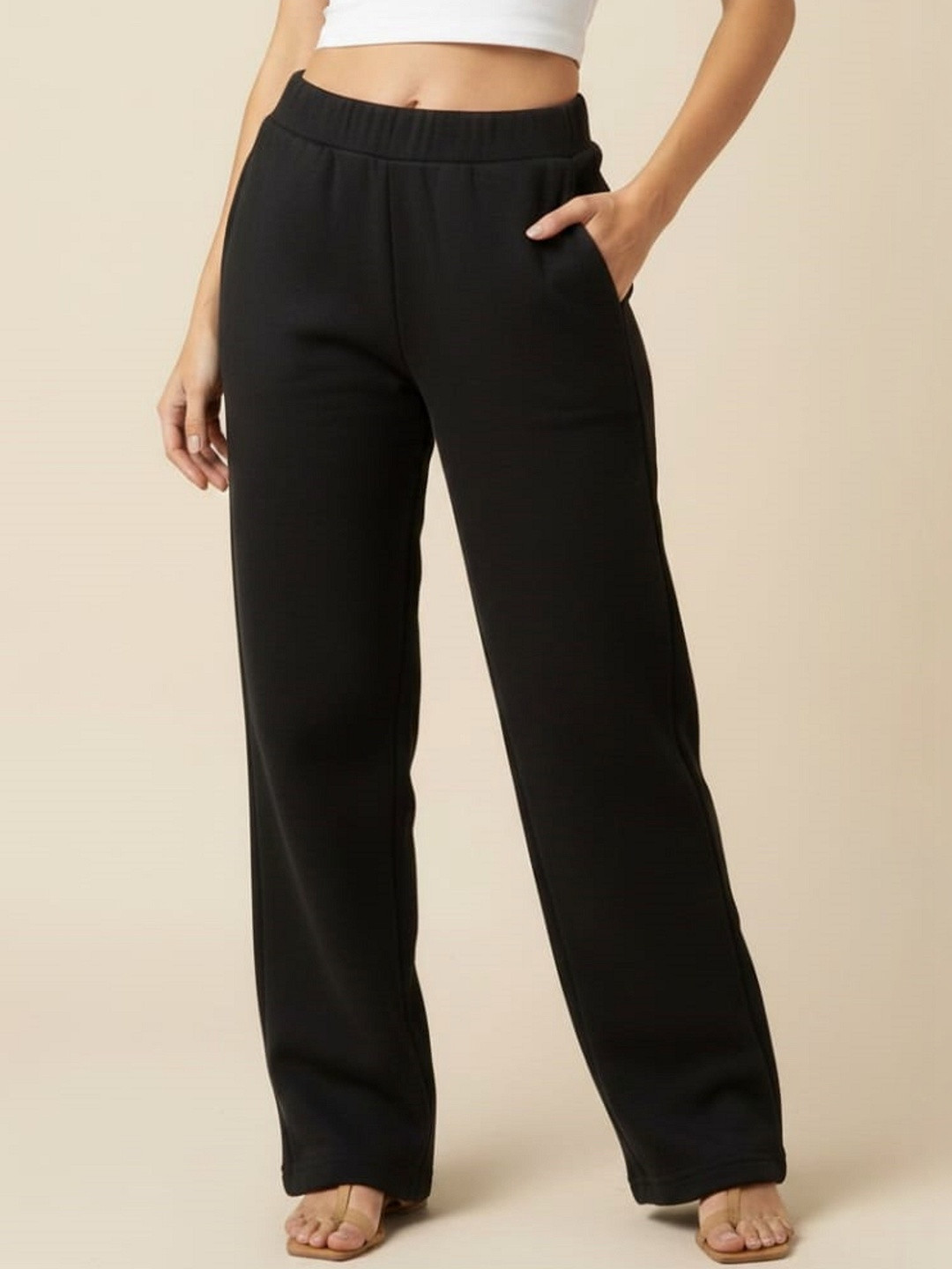 Wineberry Relaxed Fit Straight-Leg Lounge Pant