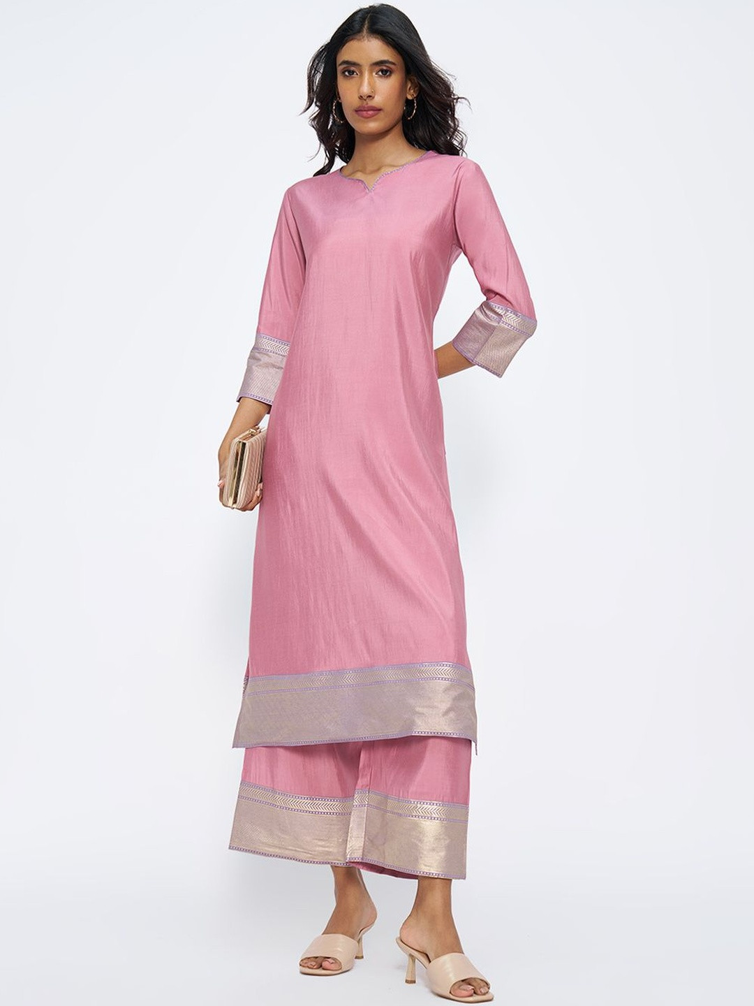 RANGMANCH BY PANTALOONS Women Thread Work Kurta