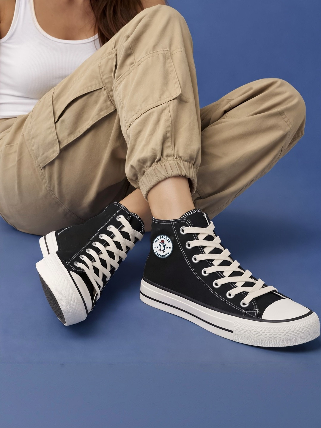 TRENDUTY Women High-Top Sneakers
