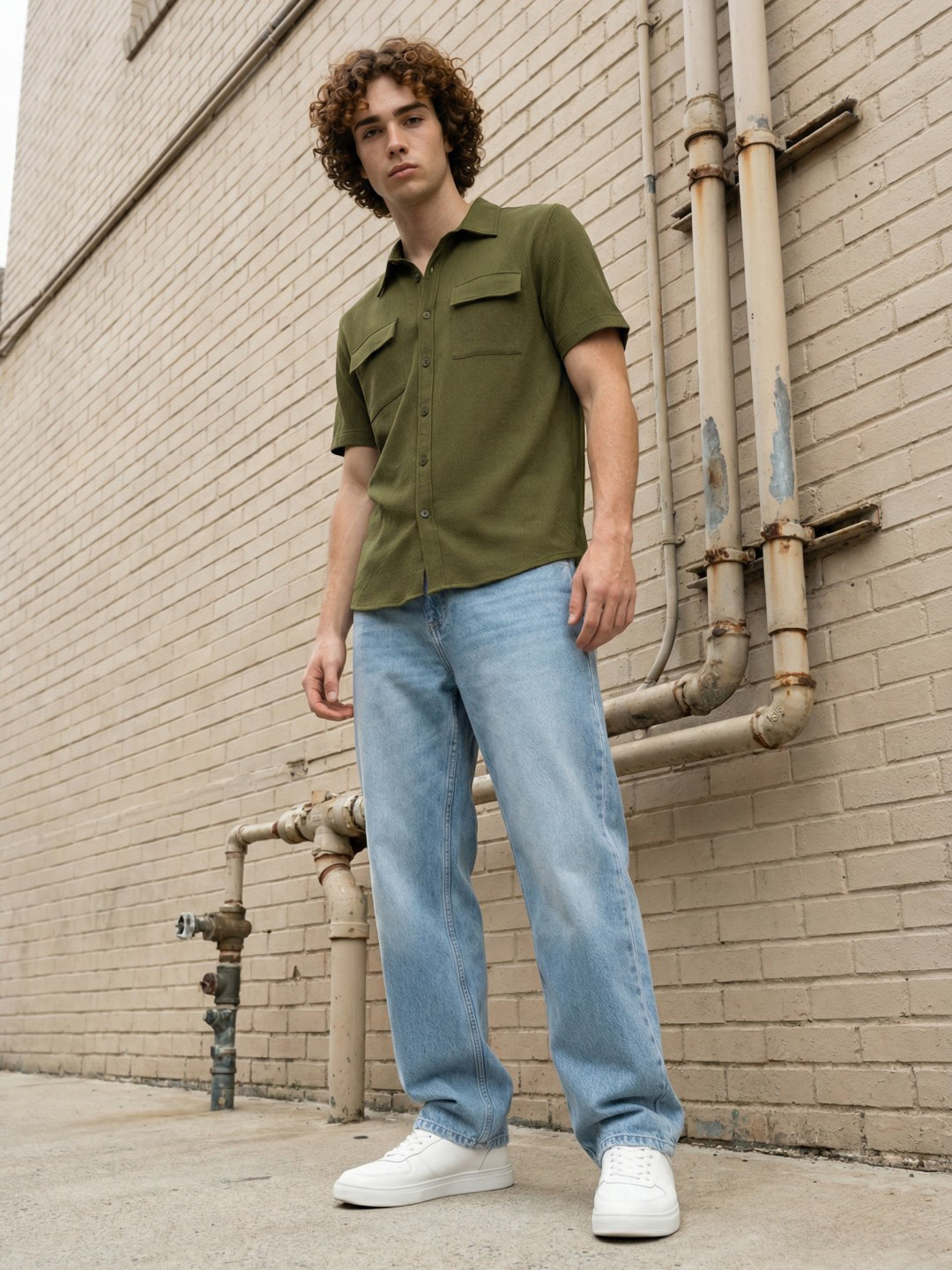 glitchez Men Casual Shirt