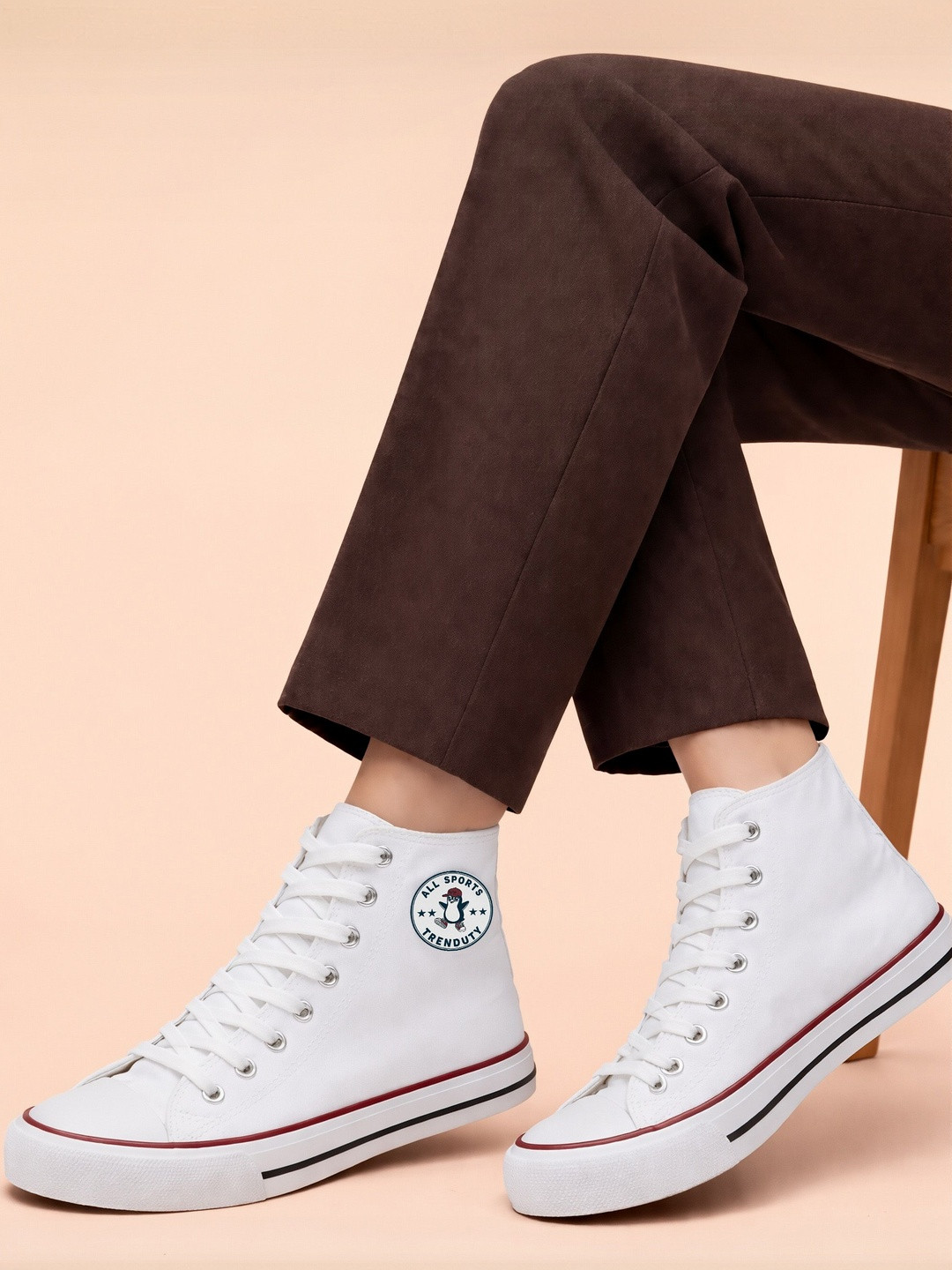 TRENDUTY Women High-Top Sneakers