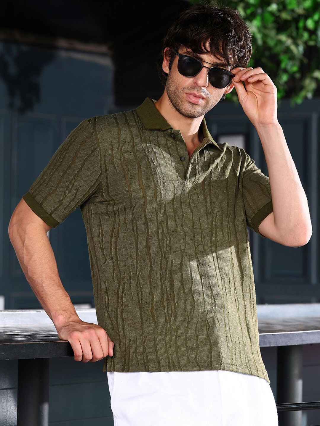 CAHOOT Men Polo Collar T-shirt