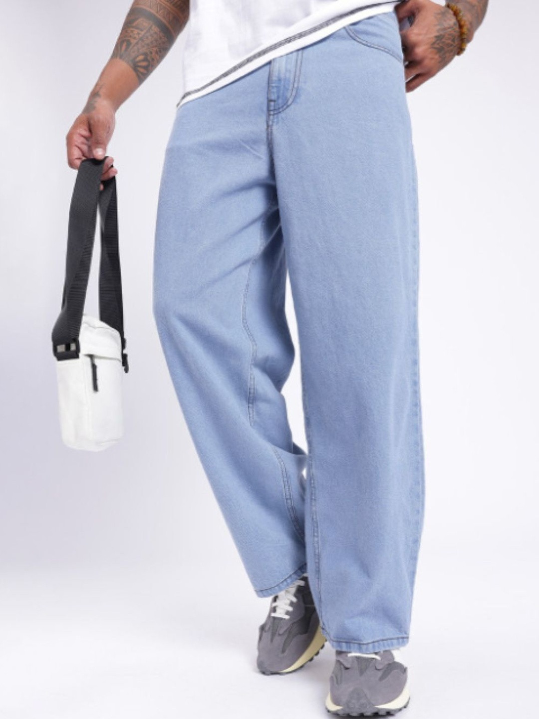 Metronaut Men Classic Mid-Rise Stretchable Jeans