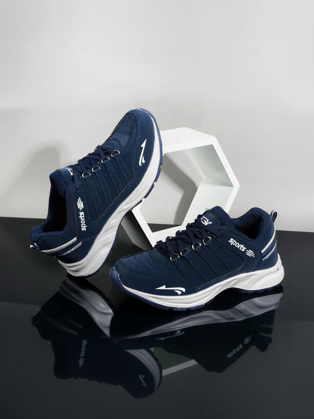 RGY Men Mesh Running Non-Marking Shoes