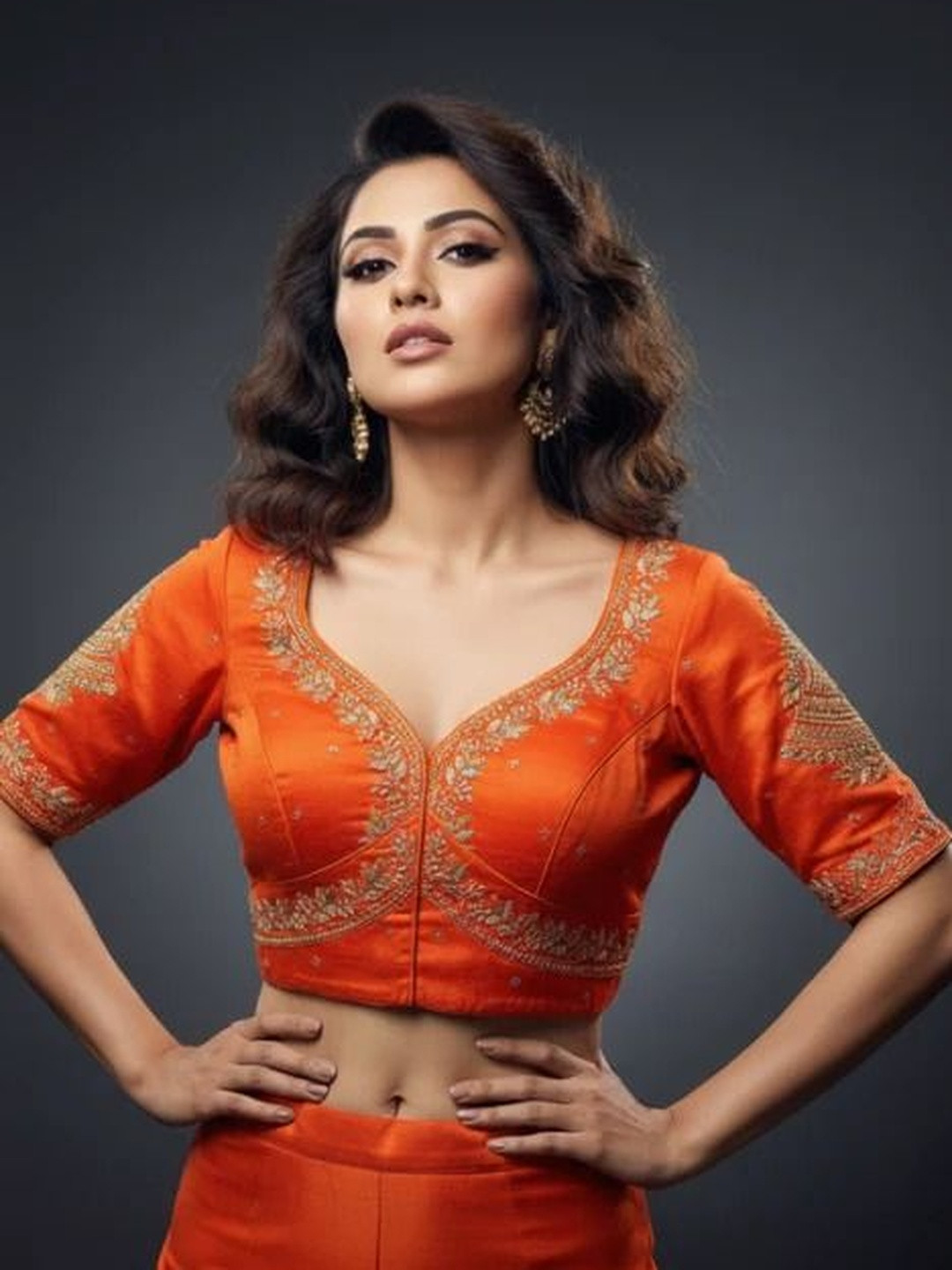 Monamaar Embroidered Saree Blouse
