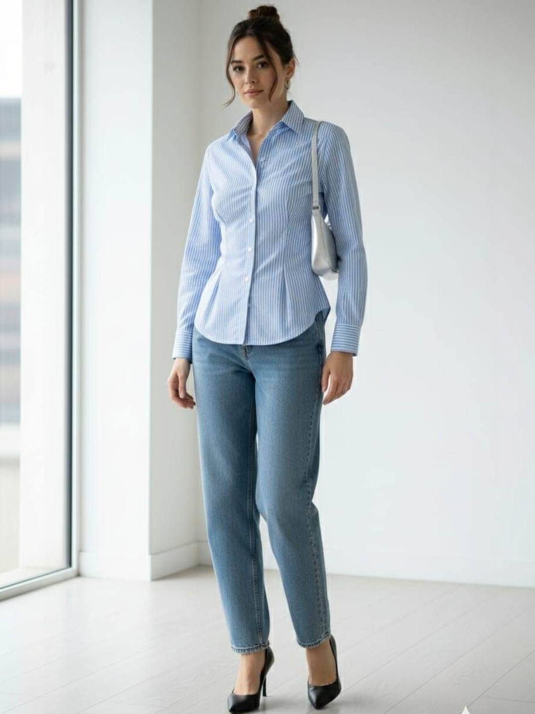 all about you Women Comfort Striped Casual Shirt