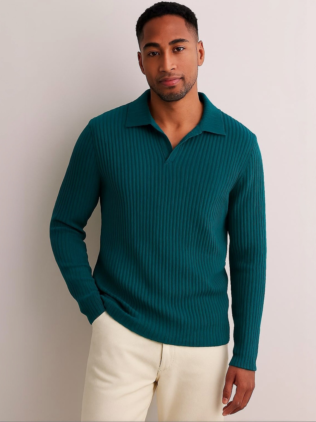 Metronaut Men Polo Collar T-shirt