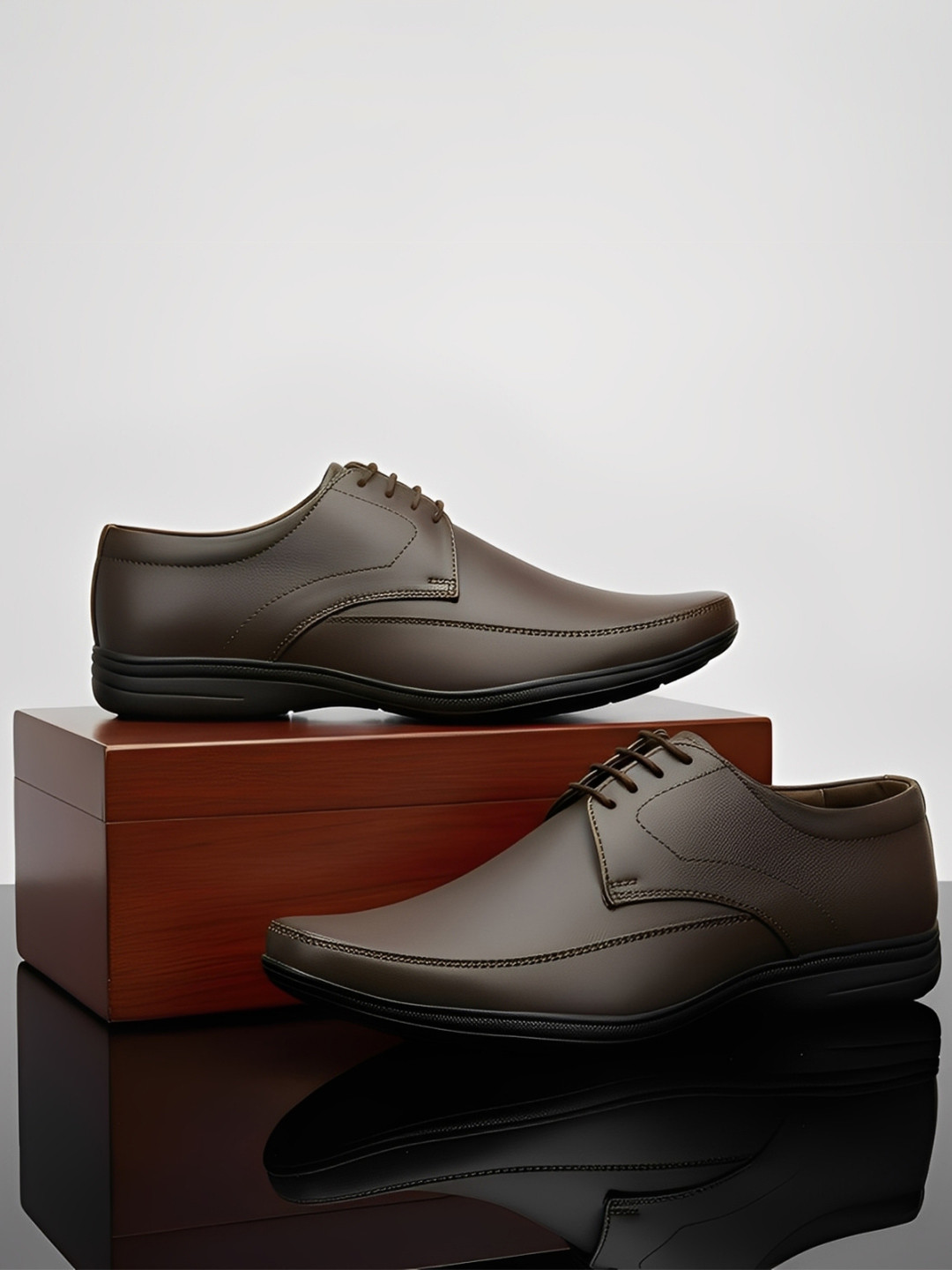 Blue Horse Men Formal Derbys