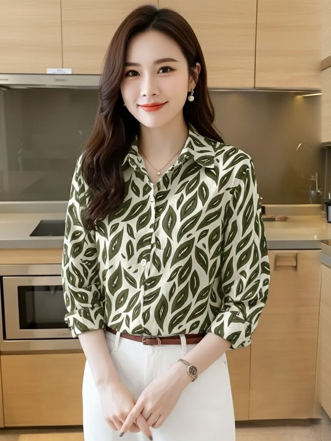 GENZILOOKS Floral Print Top