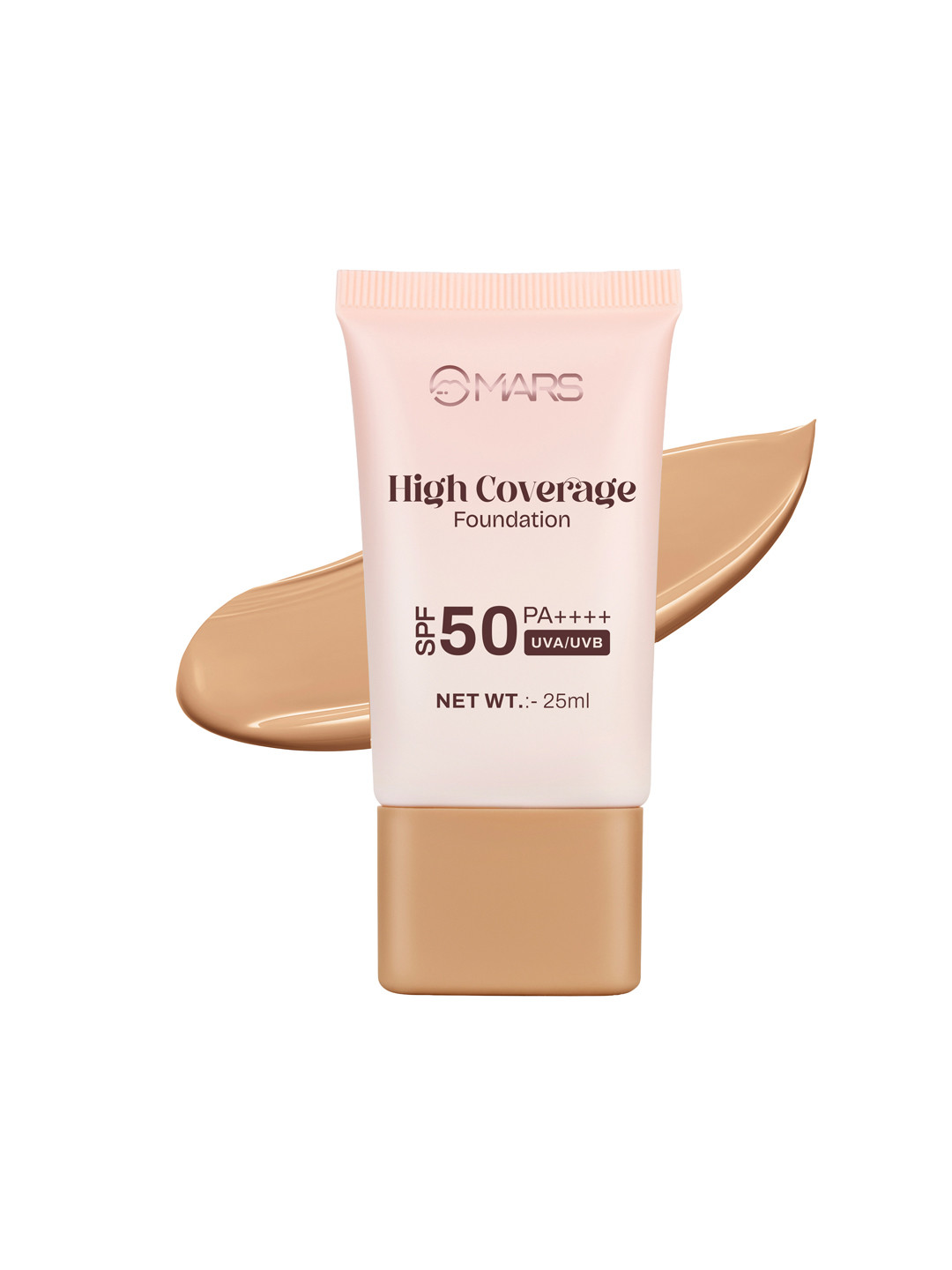 MARS SPF50 PA++++ High Coverage Foundation Tested by IN-VIVO 25ml - Almond 07