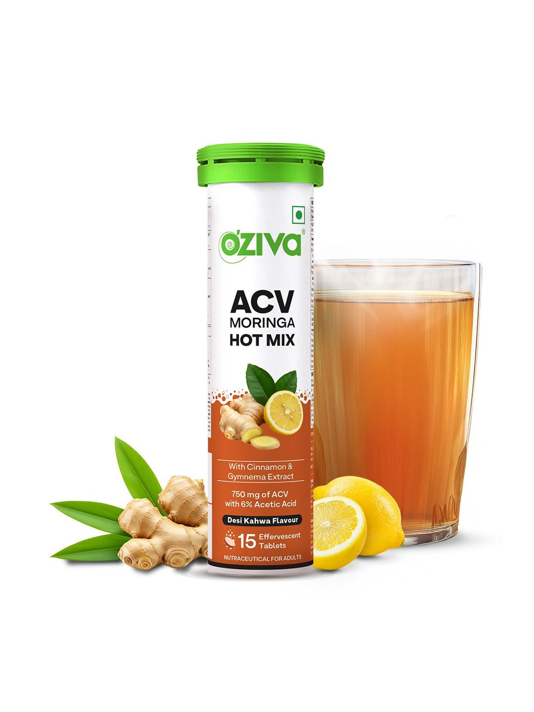 OZiva CV Hot Mix Desi Kahwa - 15 Tablets