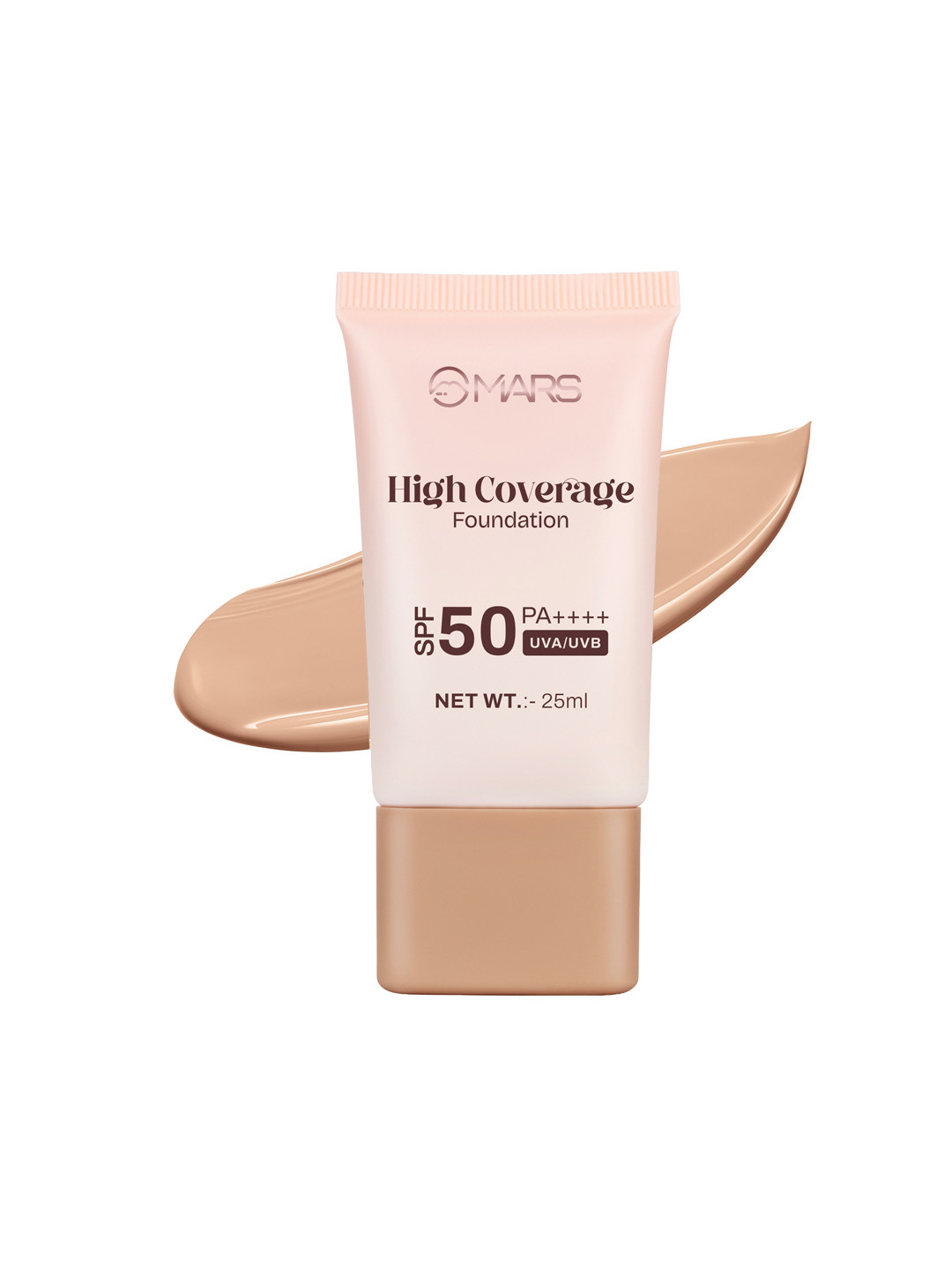 MARS SPF50 PA++++ High Coverage Foundation Tested by IN-VIVO 25ml - Honey Tan 06