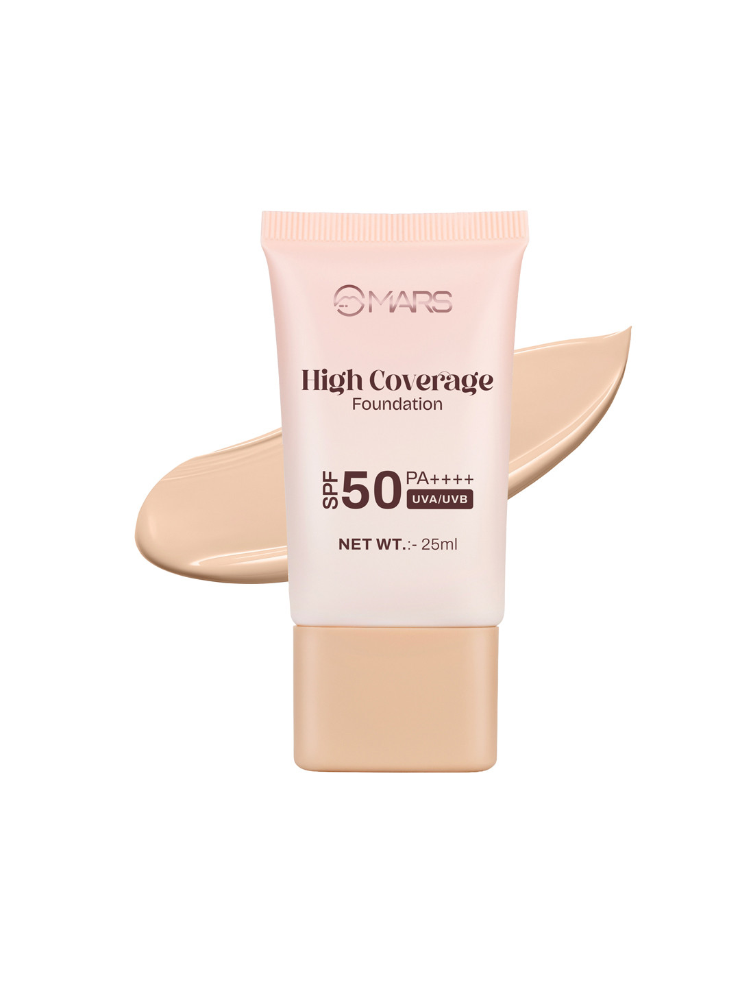 MARS SPF50 PA++++ High Coverage Foundation Tested by IN-VIVO 25ml - Natural Beige 03