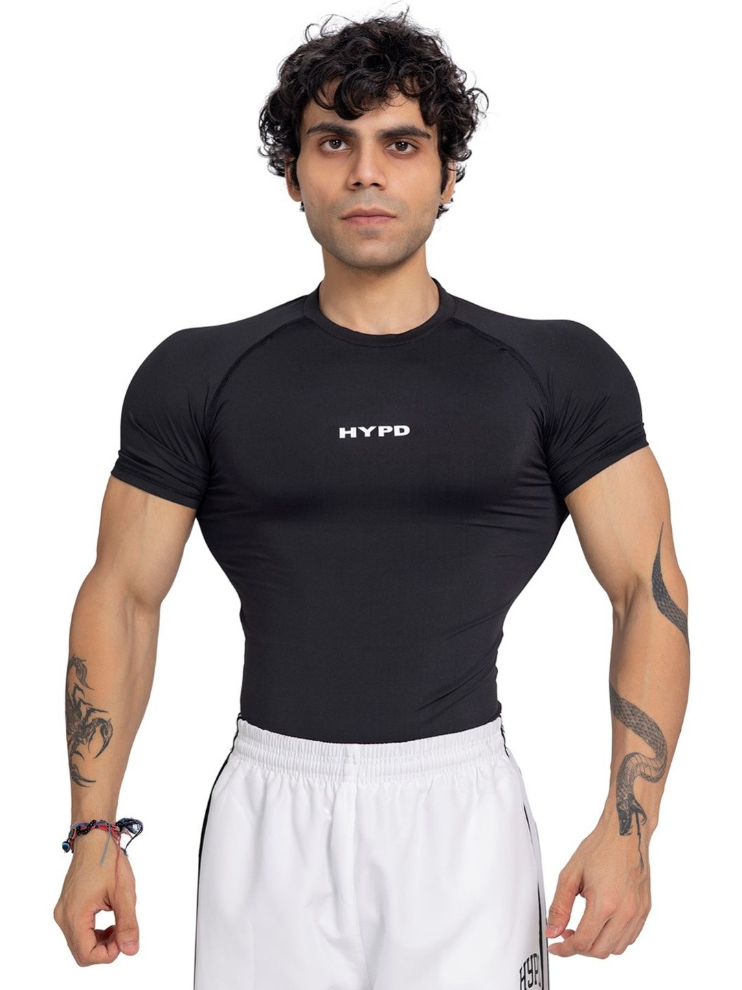 HYPD Stealth Men Body Fit Compression Half Sleeve T-shirt