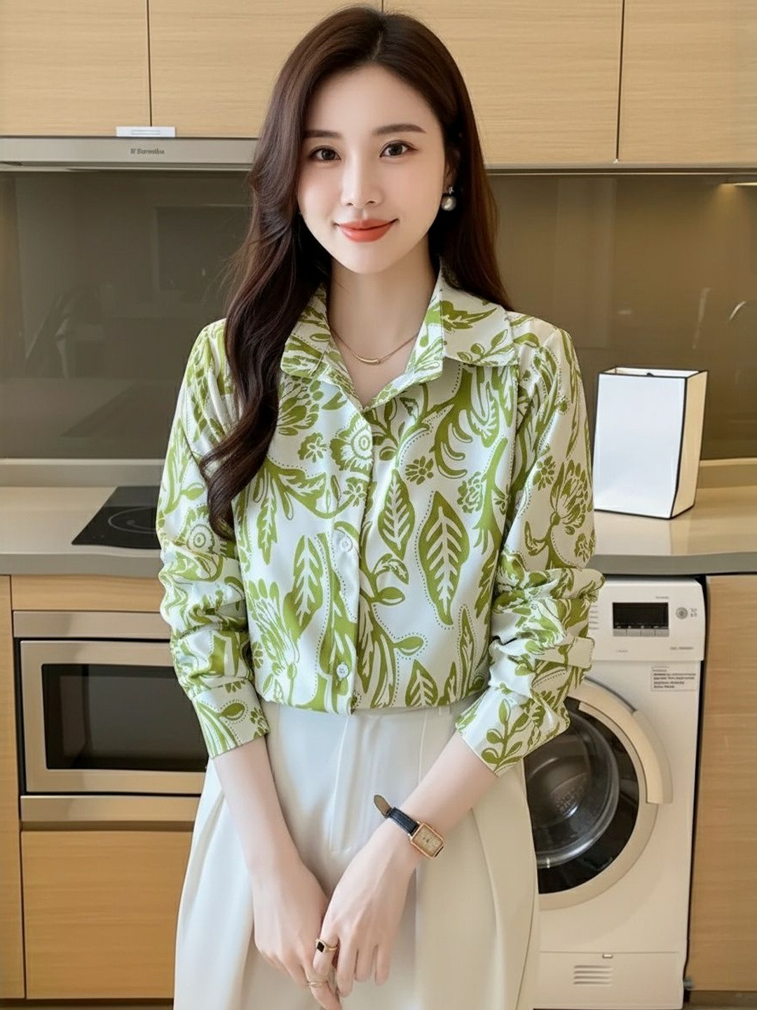 GENZILOOKS Floral Print Top