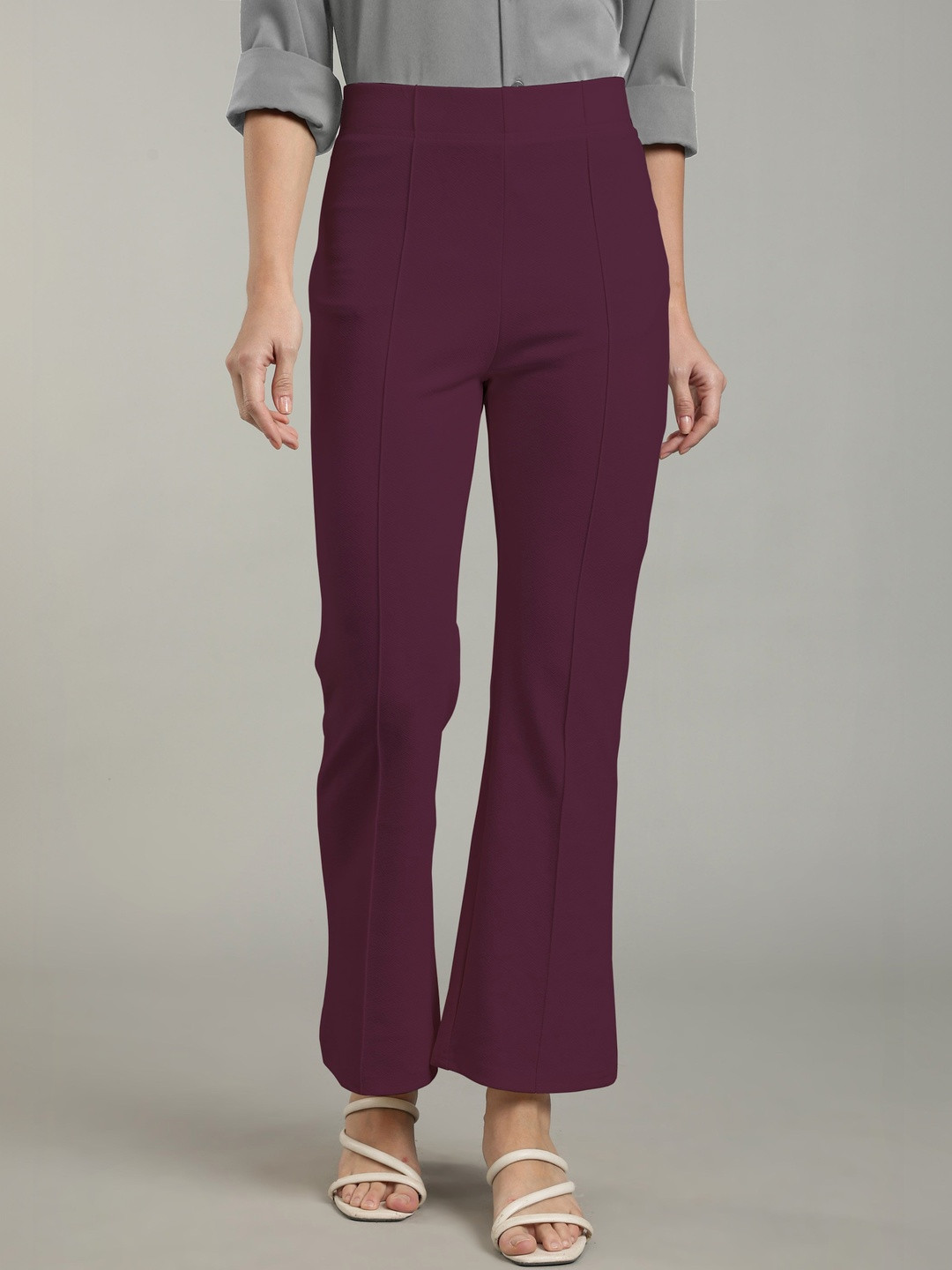 JAMES&GEORGE Women Relaxed Easy Wash Trousers