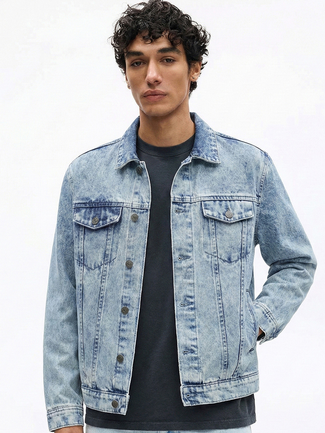 HIGHLANDER Men Denim Jacket