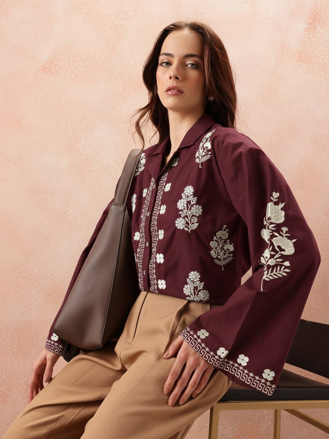 all about you Women Relaxed Floral Casual Shirt
