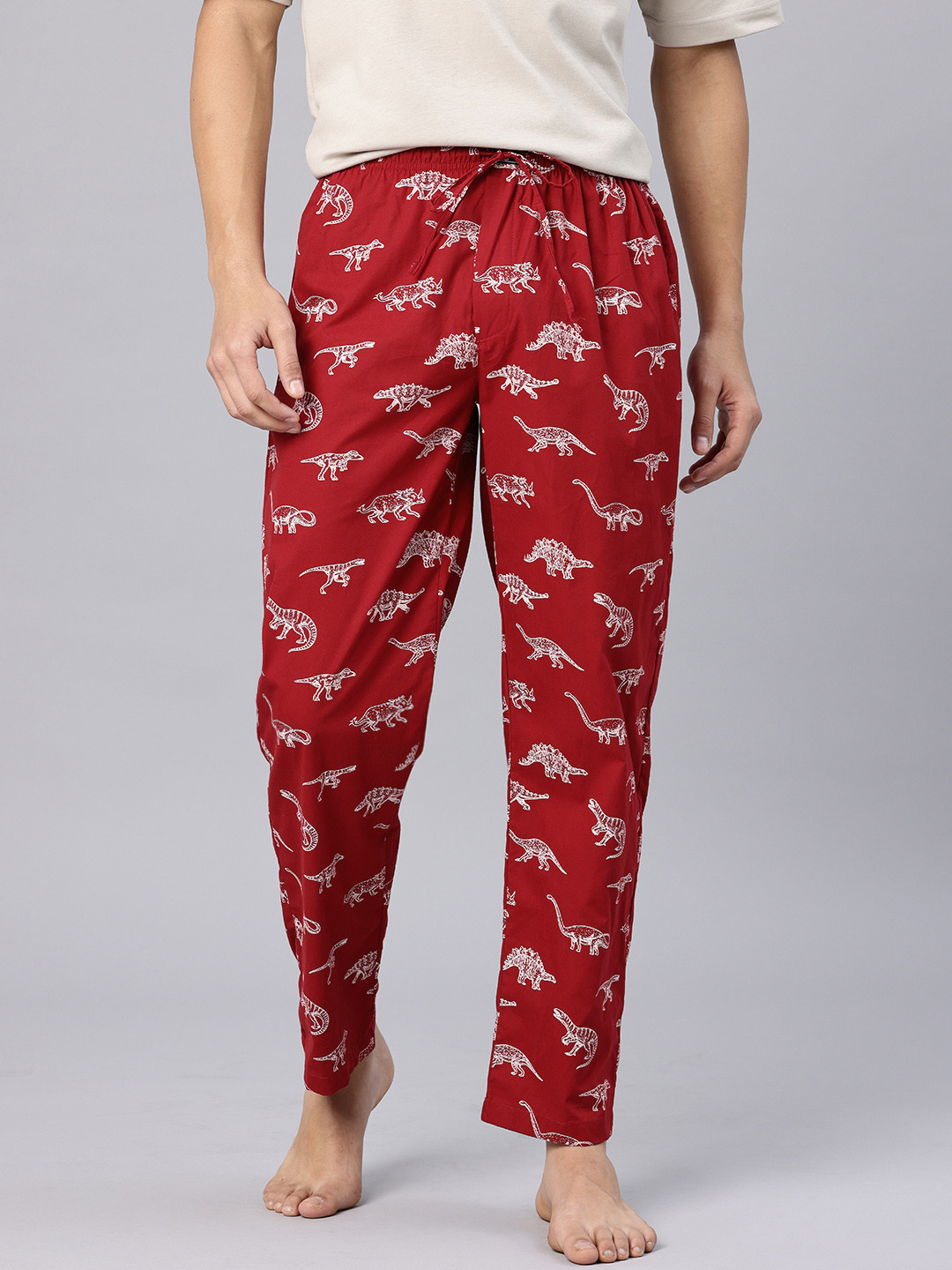 Majestic Man Men Conversational Printed Pure Cotton Pyjamas