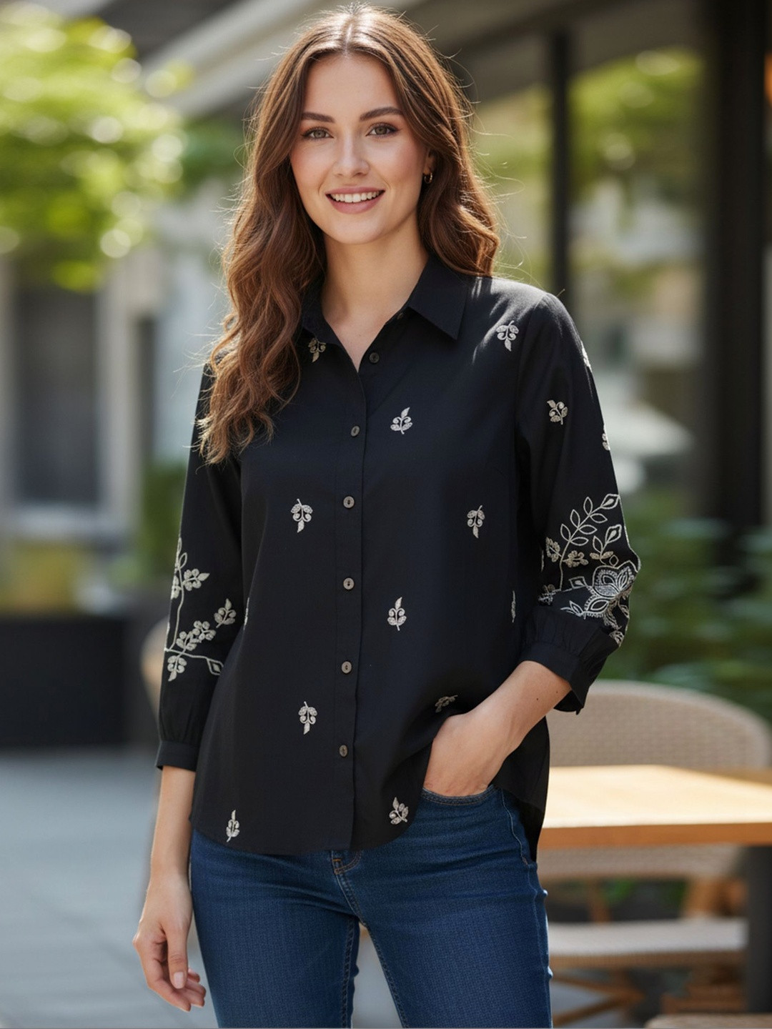 Zolo Label Women Floral Casual Shirt